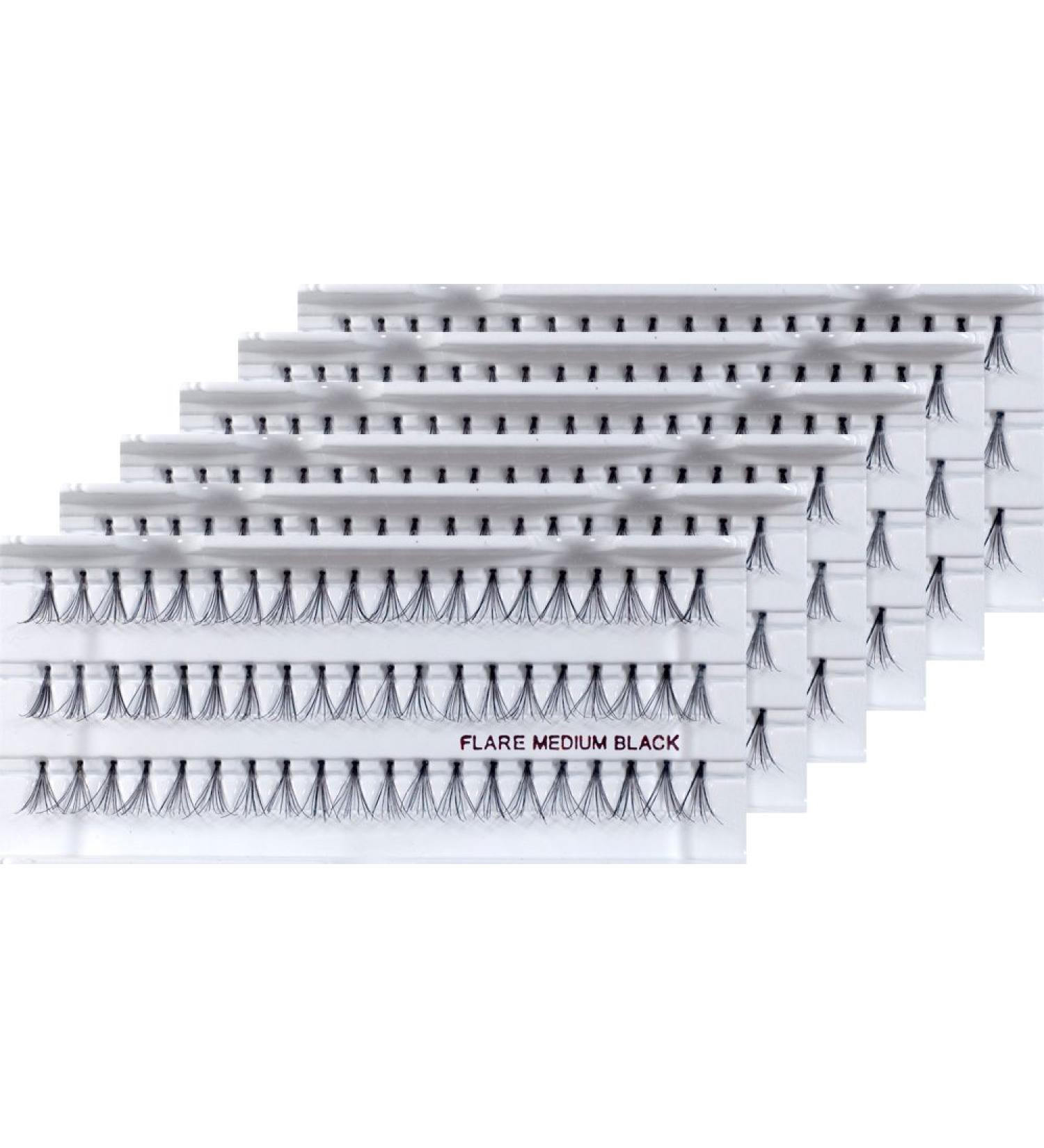 6pks Eyelashes - Flare Med by Christina