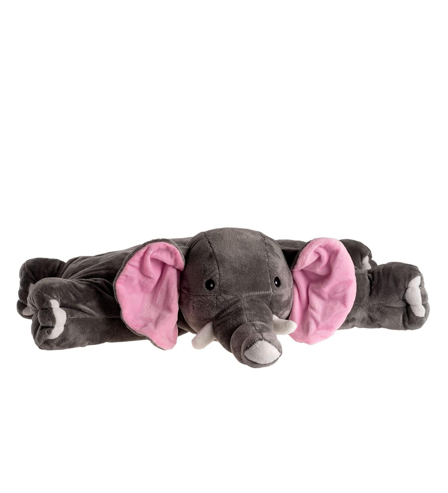 Hugo Frosch Hot Water Bottle Classic 1.8L - Cuddly Elephant Pillow | Eco-Friendly Warmth for Comfort - Buy Online on GoSupps.com