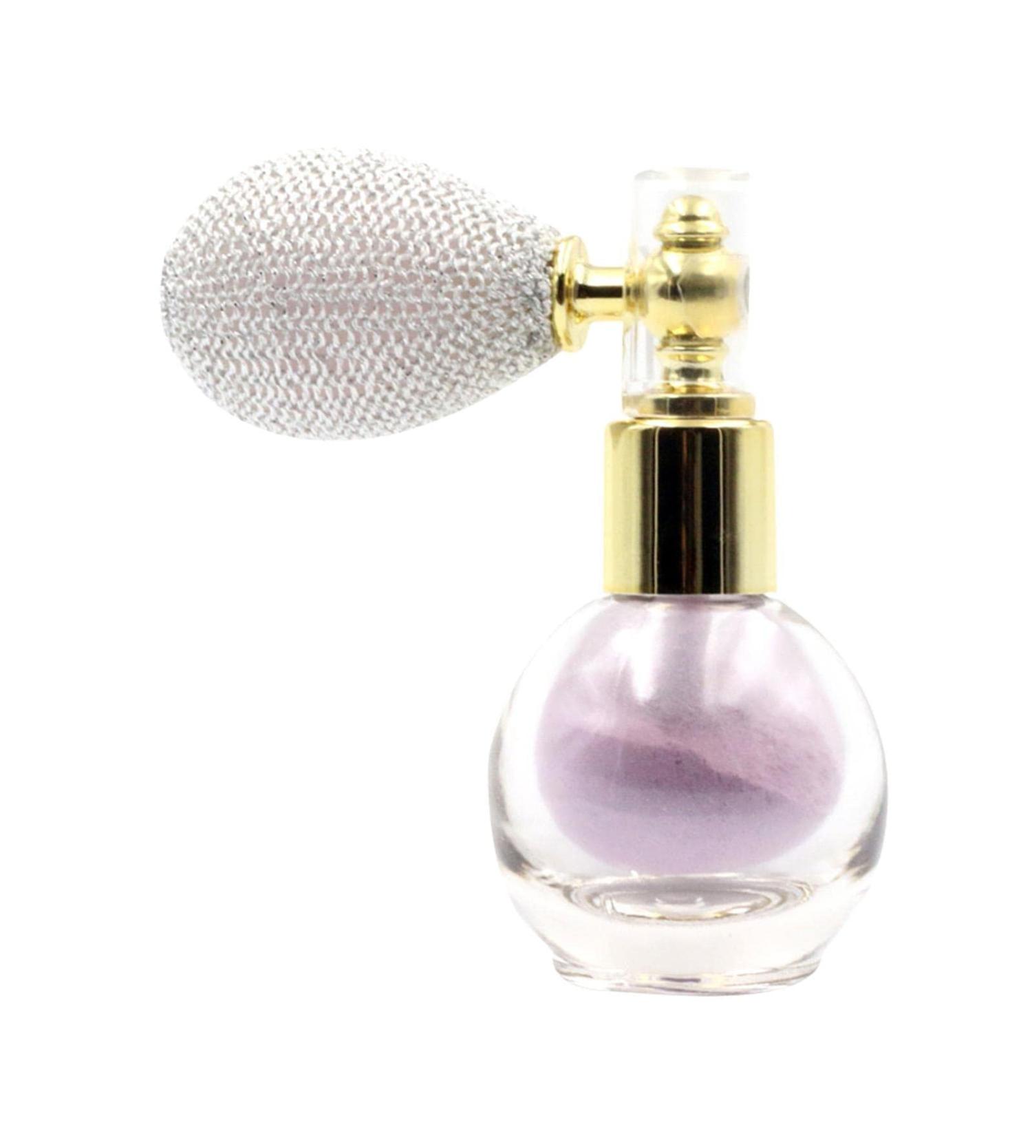 Highlighter Powder Spray Face High Gloss Spray Glitter Eyeshadow Pressed Powder Sparkle Powder Spray for Women Hair Nails Makeup Face Body Cosmetic (Purple) - Buy Online on GoSupps.com