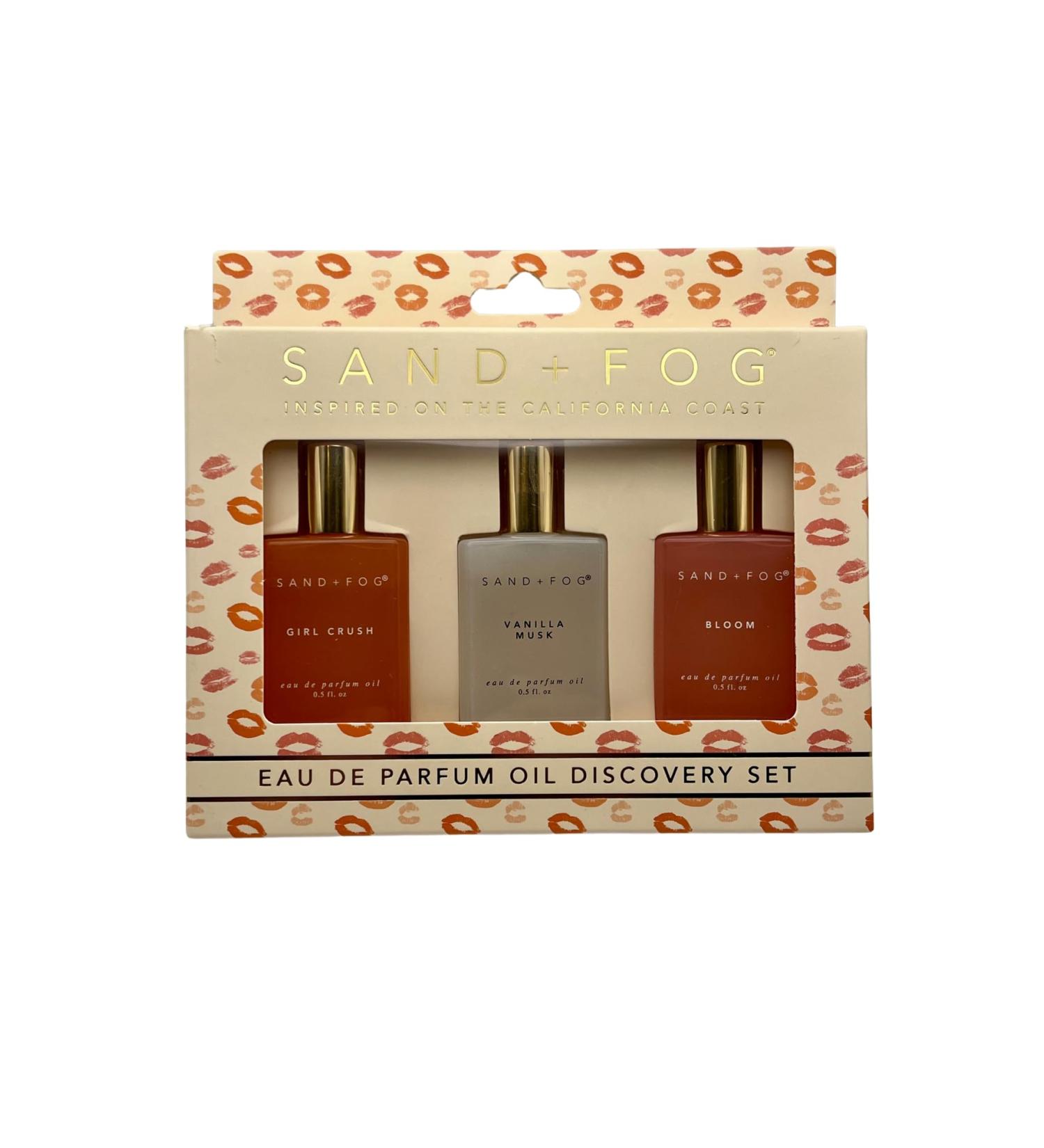 Girl Crush Vanilla Musk Boom Eau de Parfum Oil Set for Women by Sand and Fog 1 OZ