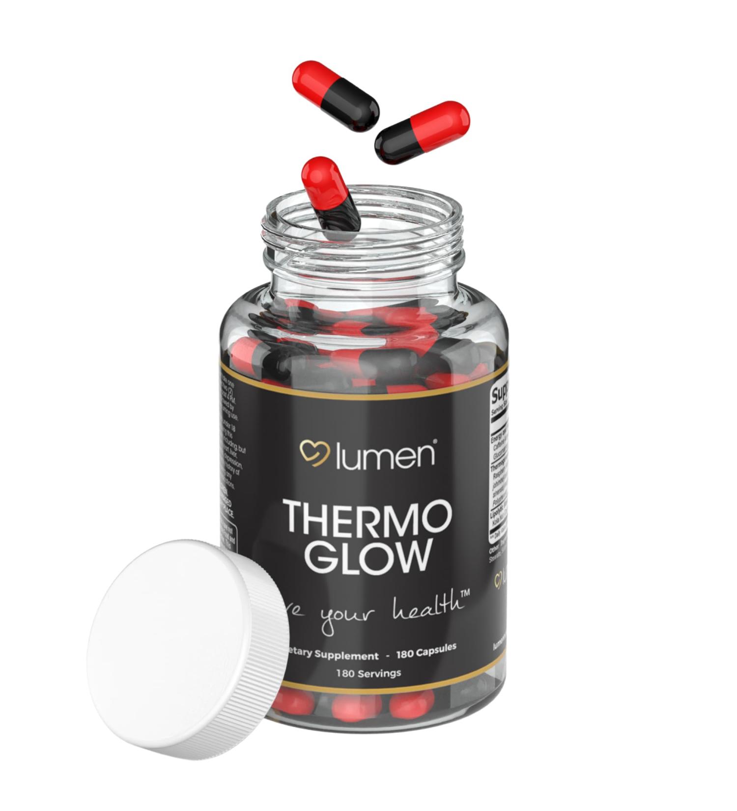 Lumen Naturals ThermoGlow for Women with Raspberry Ketone Blend & Green Tea Extract (180 Count (Pack of 1)) - Buy Online on GoSupps.com