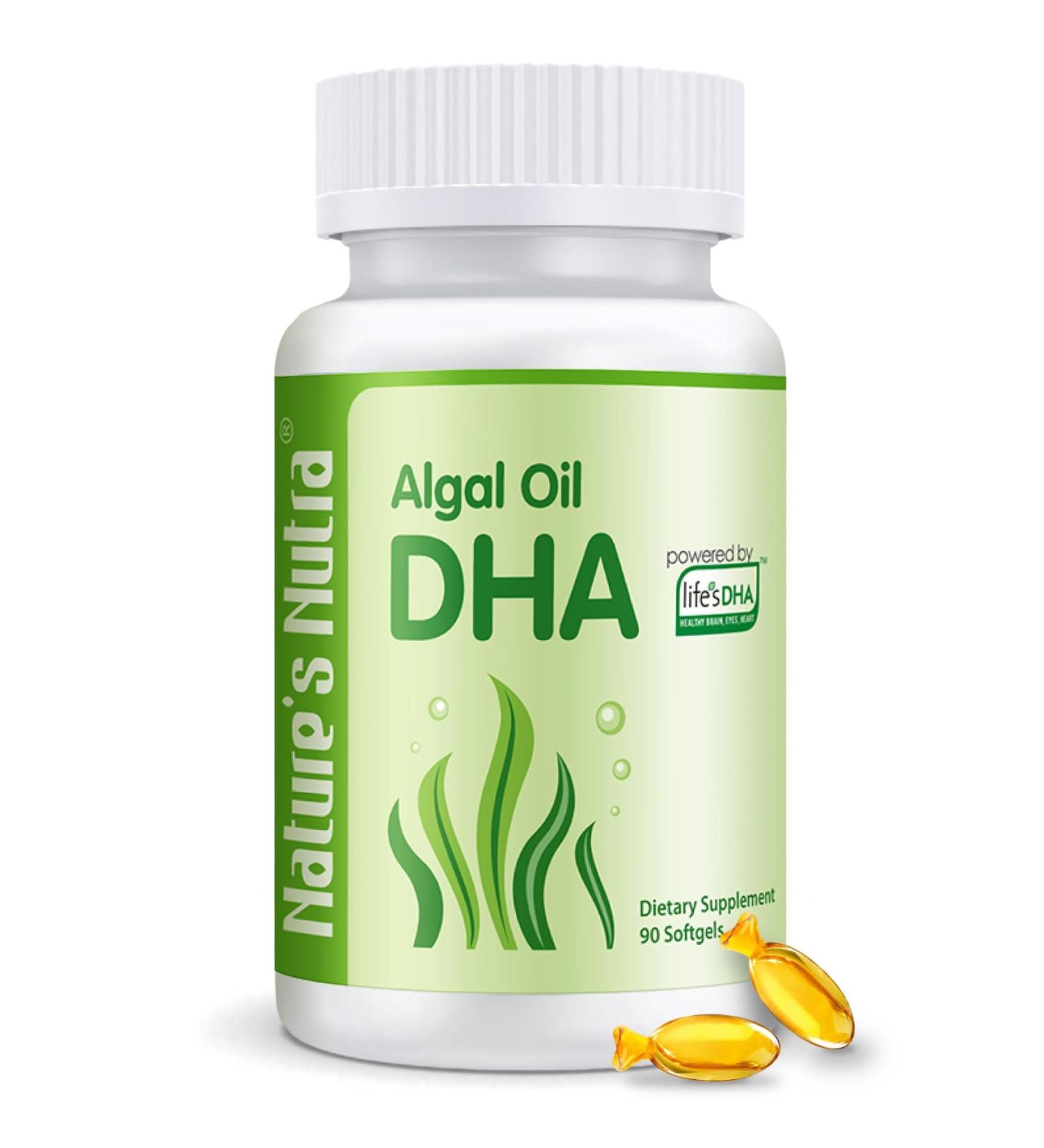 Nature's Nutra Algal Oil DHA Softgel Healthy Eyes and Vision 90 Softgels 90 Servings - Buy Online on GoSupps.com