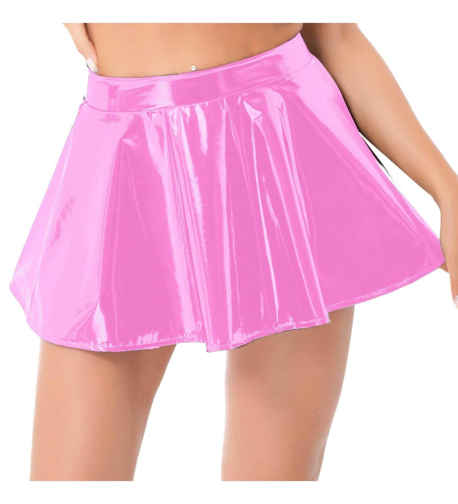 Women's Shiny Wetlook Ballet Suit - Elegant One-Piece Gymnastics Body Jersey with Short Sleeves - Tournament-Ready Ballet Jumpsuit - Buy Online on GoSupps.com