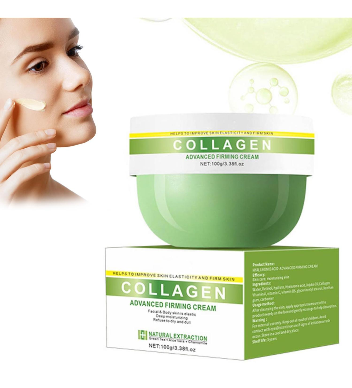 Collagen Firming Cream 100g Firming Body Cream Firming Cream Moisturizing Body Cream Deep Hydration Brightening Skin Cream for All Skin Types (1) - Buy Online on GoSupps.com