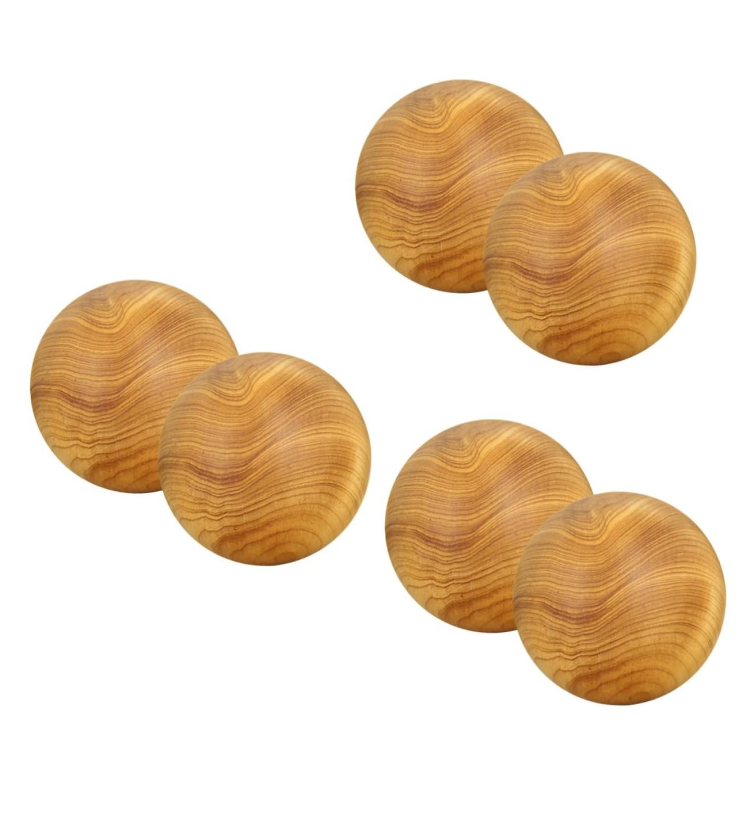 FRCOLOR 6 STK Wooden Massage Balls - Acupressure & Neck Massage Roller for Fitness - International Shipping Available - Buy Online on GoSupps.com