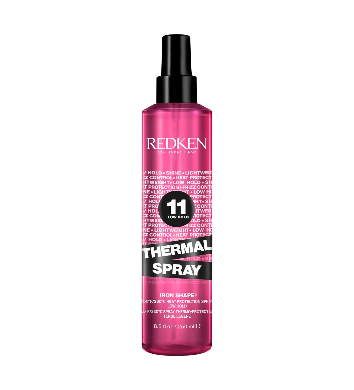 Redken Thermal Spray 11 Low Hold - Smoothing Holding Spray for All Hair Types - 8.5 Fl Oz - Buy Online on GoSupps.com