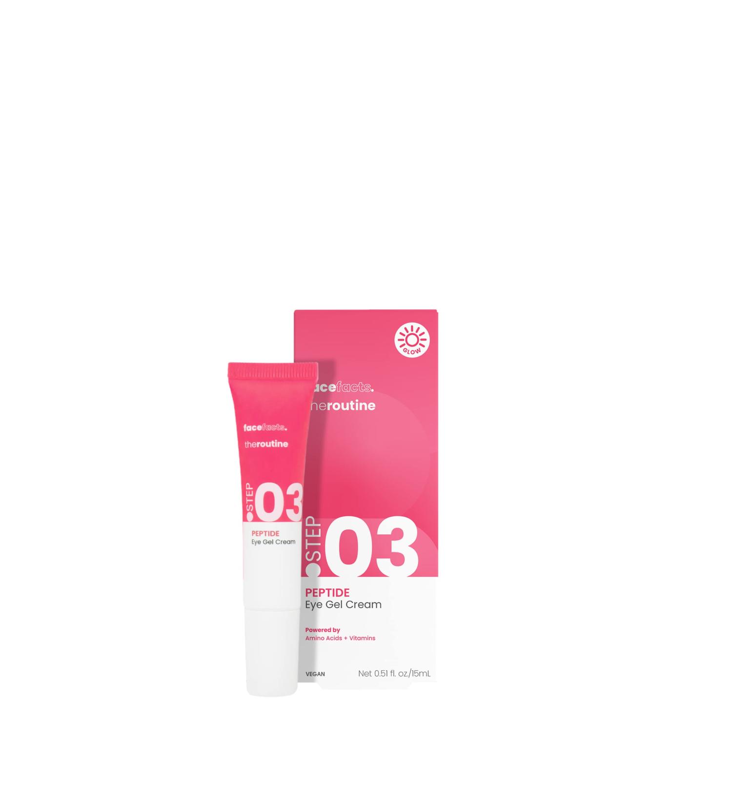  Face Facts THE ROUTINE eye gel cream #3-peptide 15 ml - Buy Online on GoSupps.com