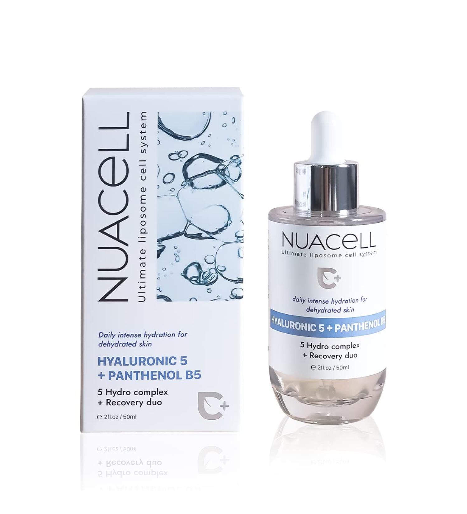 NUA CELL Hyaluronic B5 Serum - Daily Hydration & Recovery | 5 Hydro Complex | Korean Aesthetic Cosmetics | 2 Fl. Oz - Buy Online on GoSupps.com