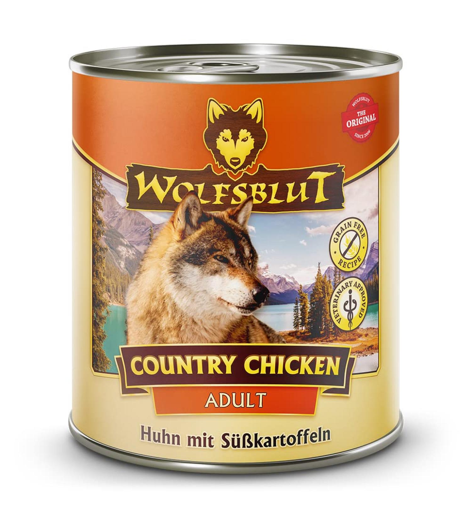 Wolfsblut Country Chicken Adult Dog Food 6 Pack 800g