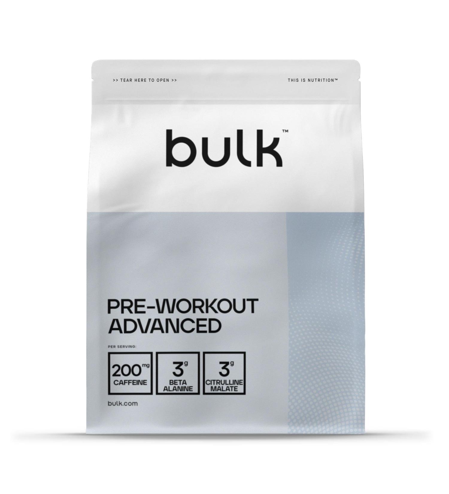 Bulk Pre Workout Advanced Fruits Rouges 1 kg 58 Portions M lange de baies 58 Portionen (Pack of 1)