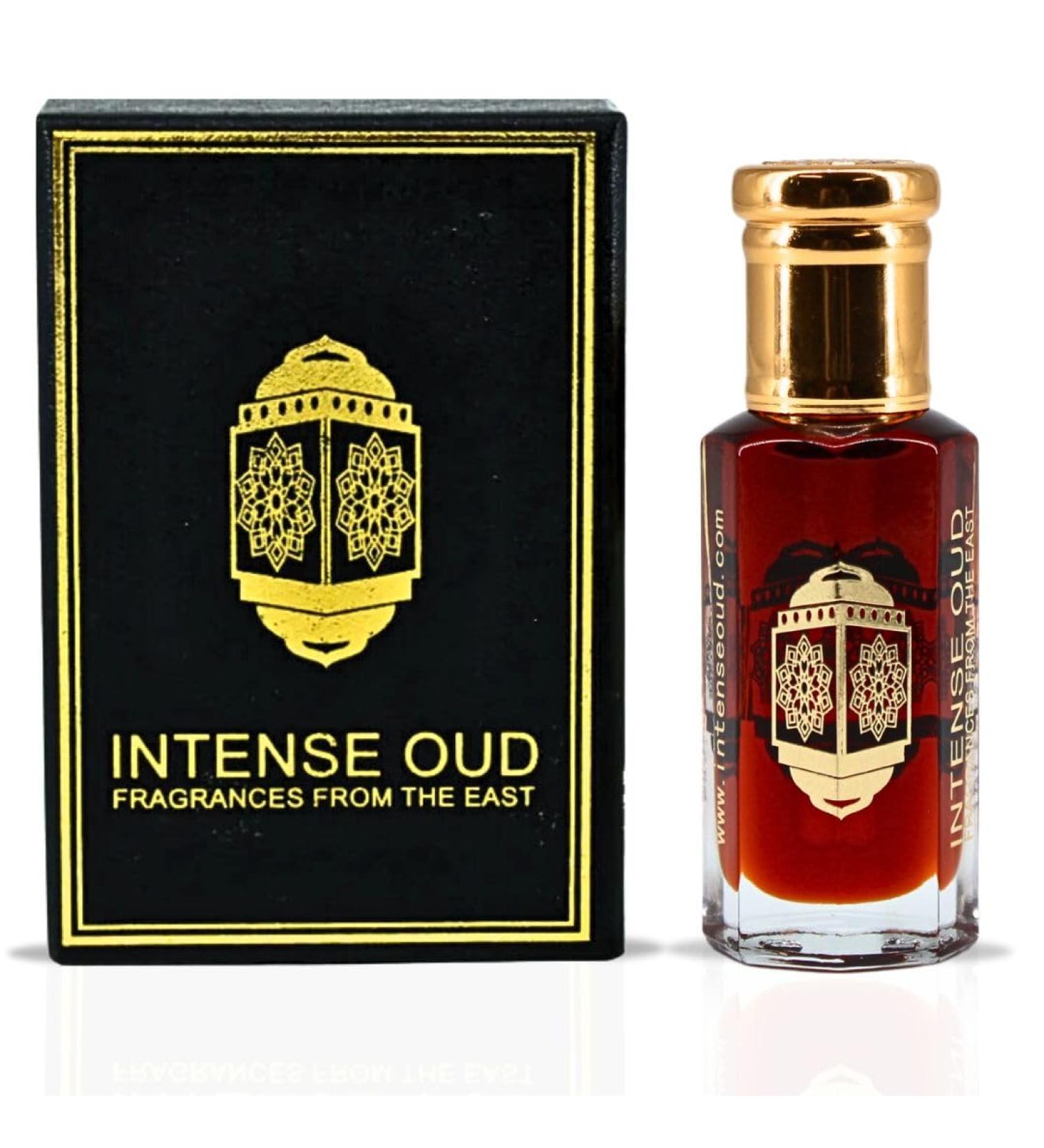 INTENSE OUD Mukhallat Al Zafran Perfume Oil 12ML (0.40 OZ) With Black Gift Box Long Lasting Exotic Spicy Sweet Scent. - Buy Online on GoSupps.com