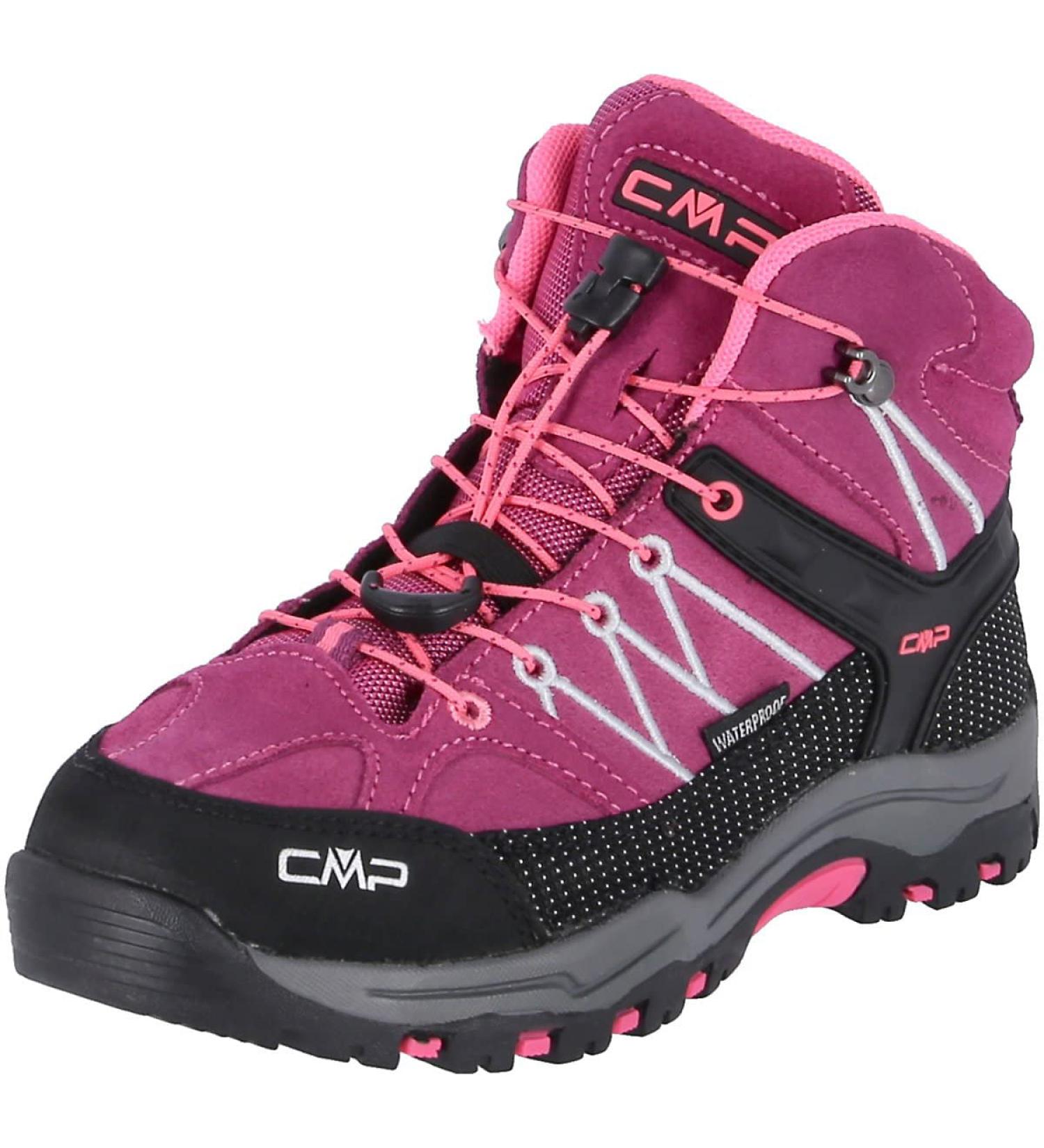 CMP Unisex Children's Rigel Mid Trekking Shoe Wp Hiking Shoe 31 EU Pink Fluo Pink Berry Pink Fluo