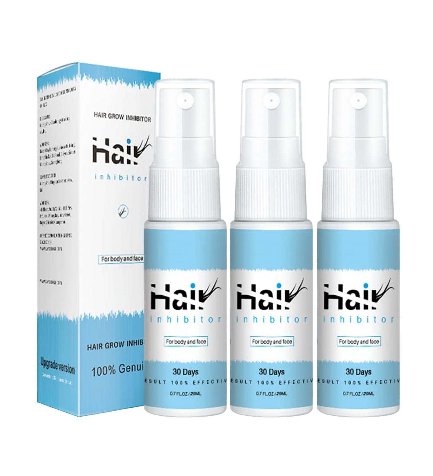 JAWSEU Hair Inhibitors 123 Pieces NonIrritating Hair Inhibitors Painless Permanent Hair Removal Cream for Arms Legs Armpits 20 ml