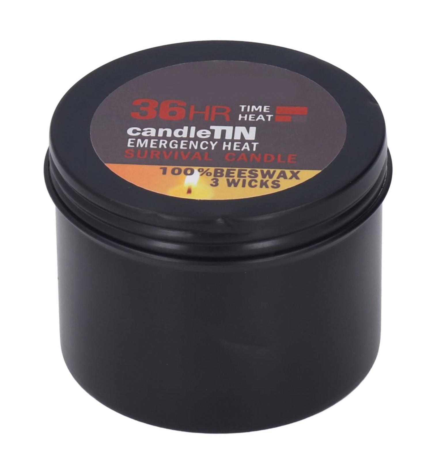 3 Wicks Survival Candle  Portable Emergency Candle Tealight Candle 36 Hours Burning for Home Outdoor Camping and Emergency Kit - Buy Online on GoSupps.com