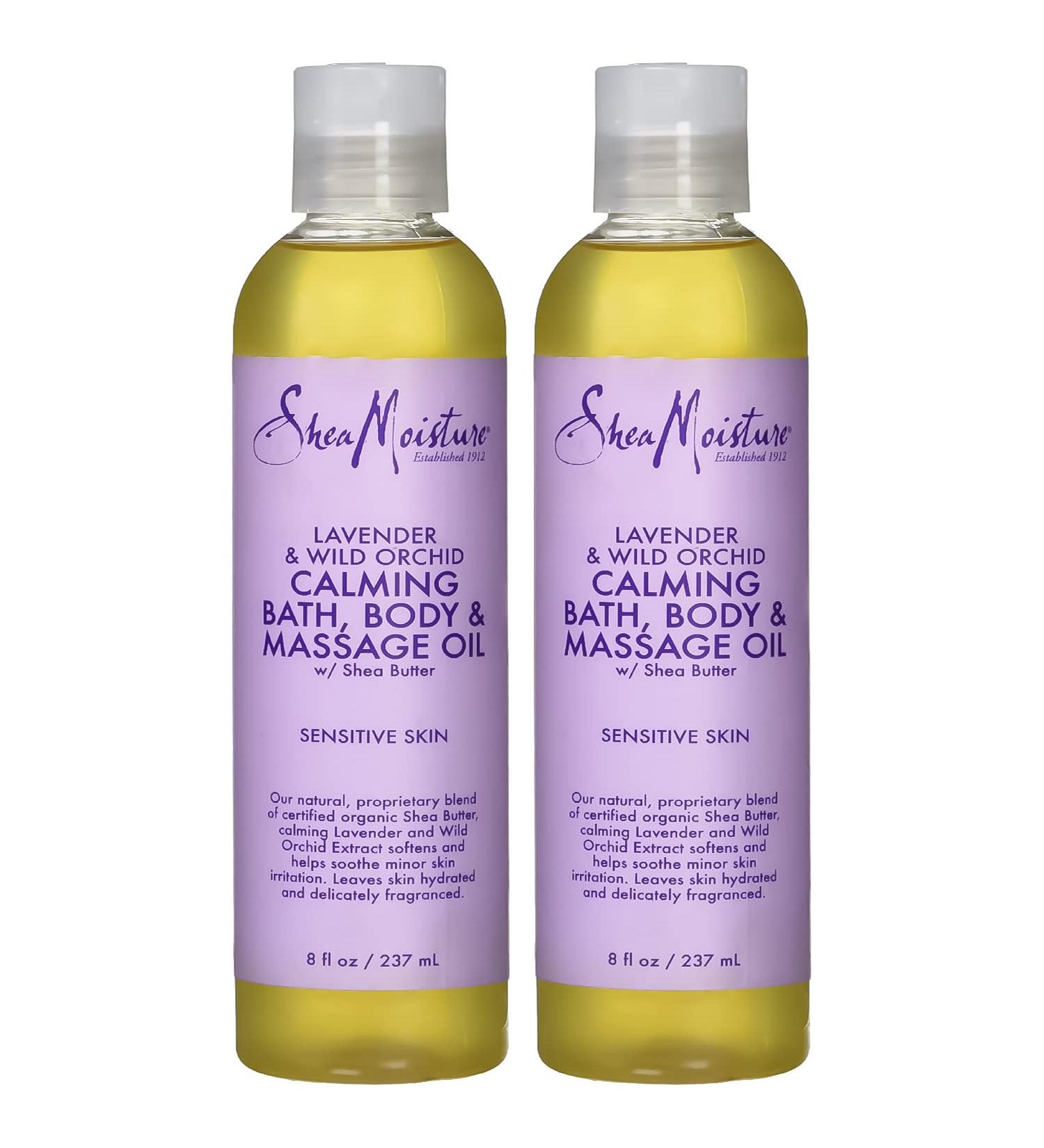 SheaMoisture Lavender Wild Orchid Body Lotion & Oil Pack - 16 Fl Oz (Pack of 2) - Buy Online on GoSupps.com