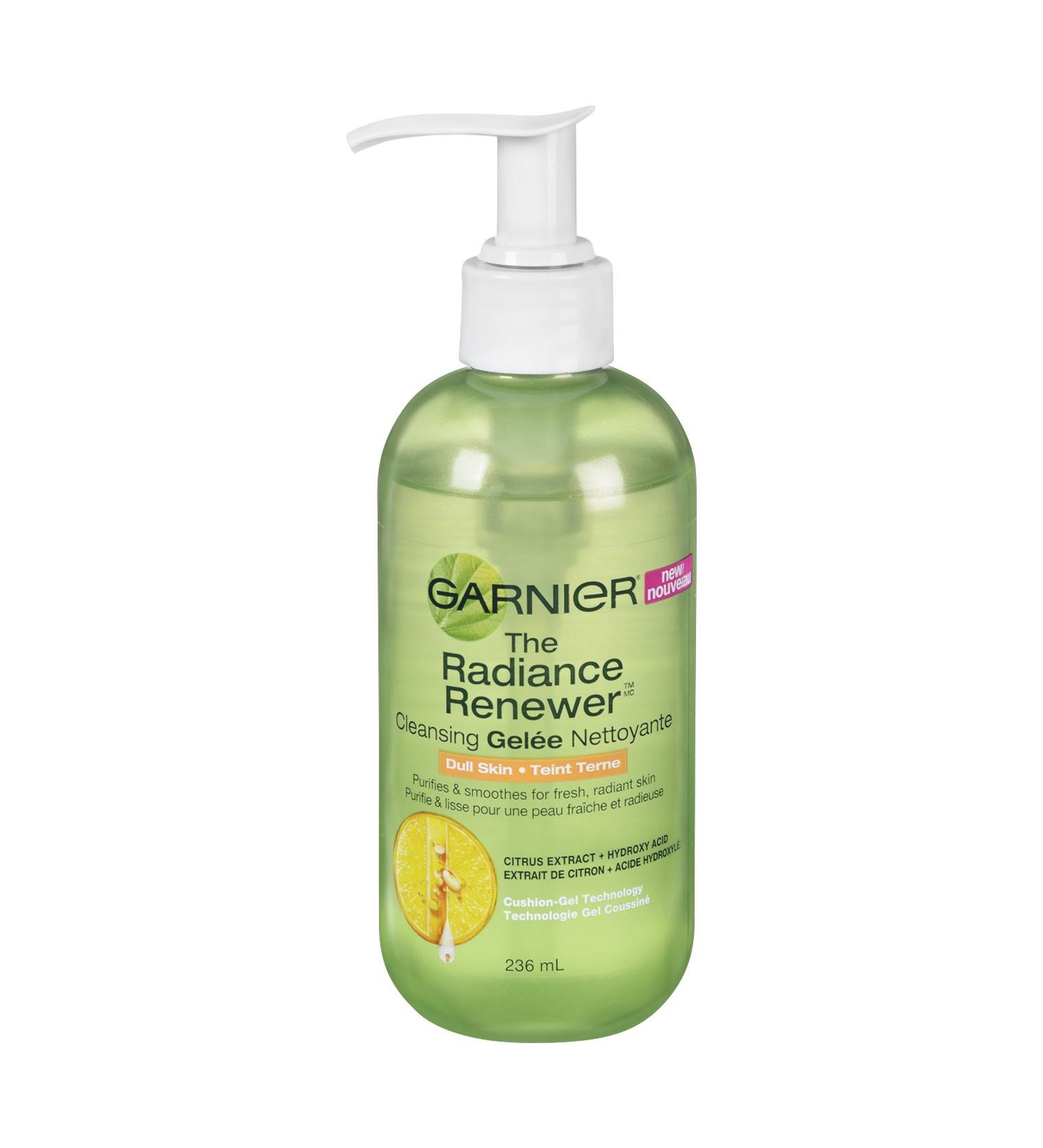 Garnier The Radiance Renewer Cleansing Gelee for Dull Skin 8 Fluid Ounce