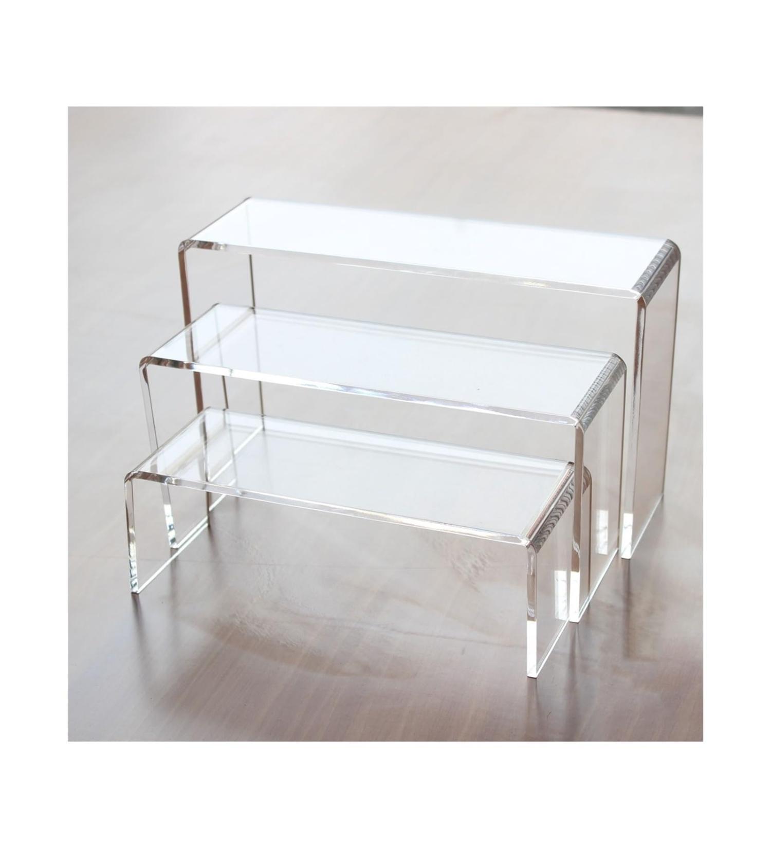 Waoceo Acrylic Glasses Stand - Transparent U-Form Display Rack for Sunglasses & Toy Displays | Ideal Decorative Placement Racks for Windows - Buy Online on GoSupps.com