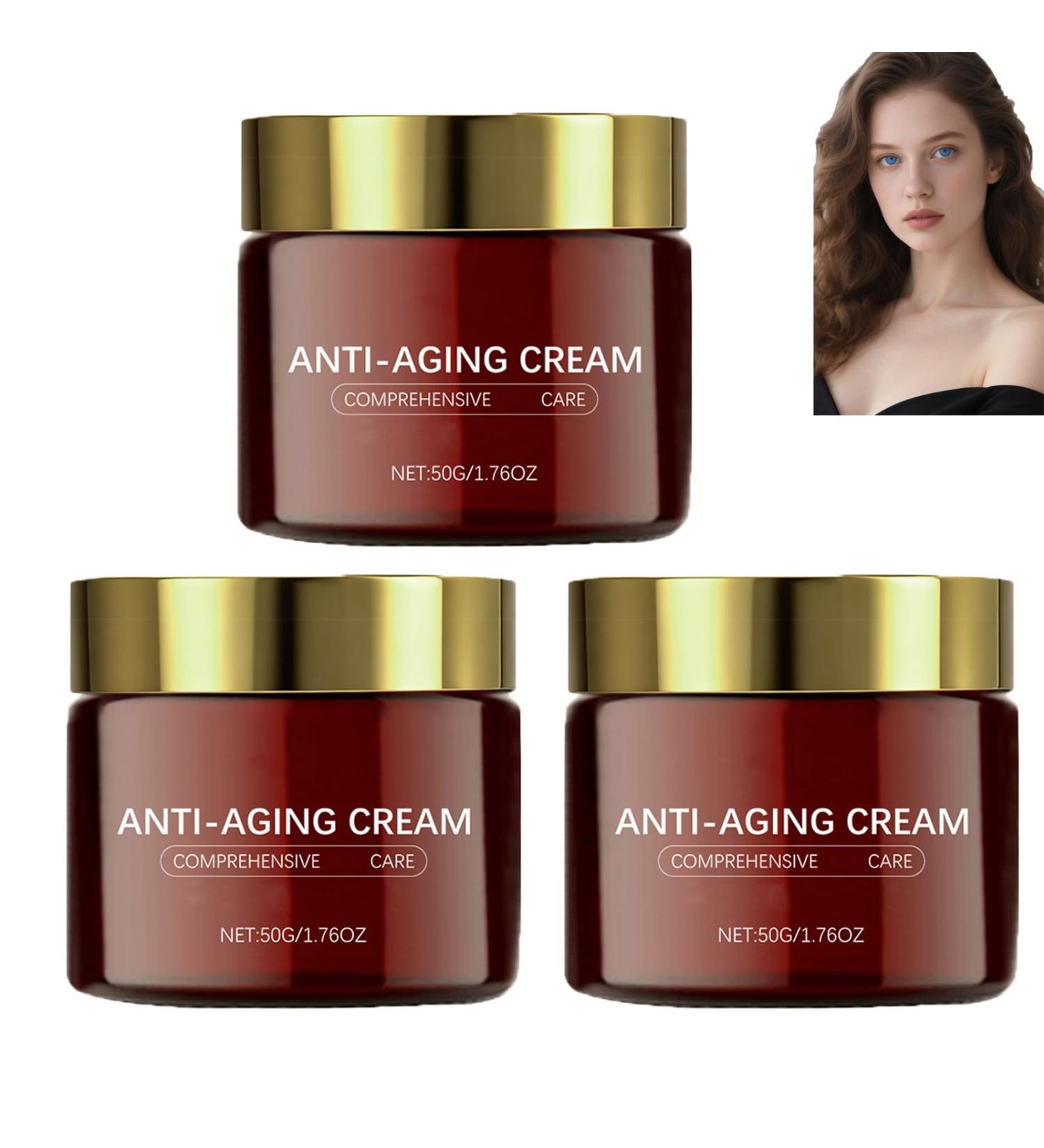  ACJZILQTJ Set of 3 anti-aging retinol face creams firming and regenerating skin reducing wrinkles and fine lines hydrating dry skin day and night care - Buy Online on GoSupps.com