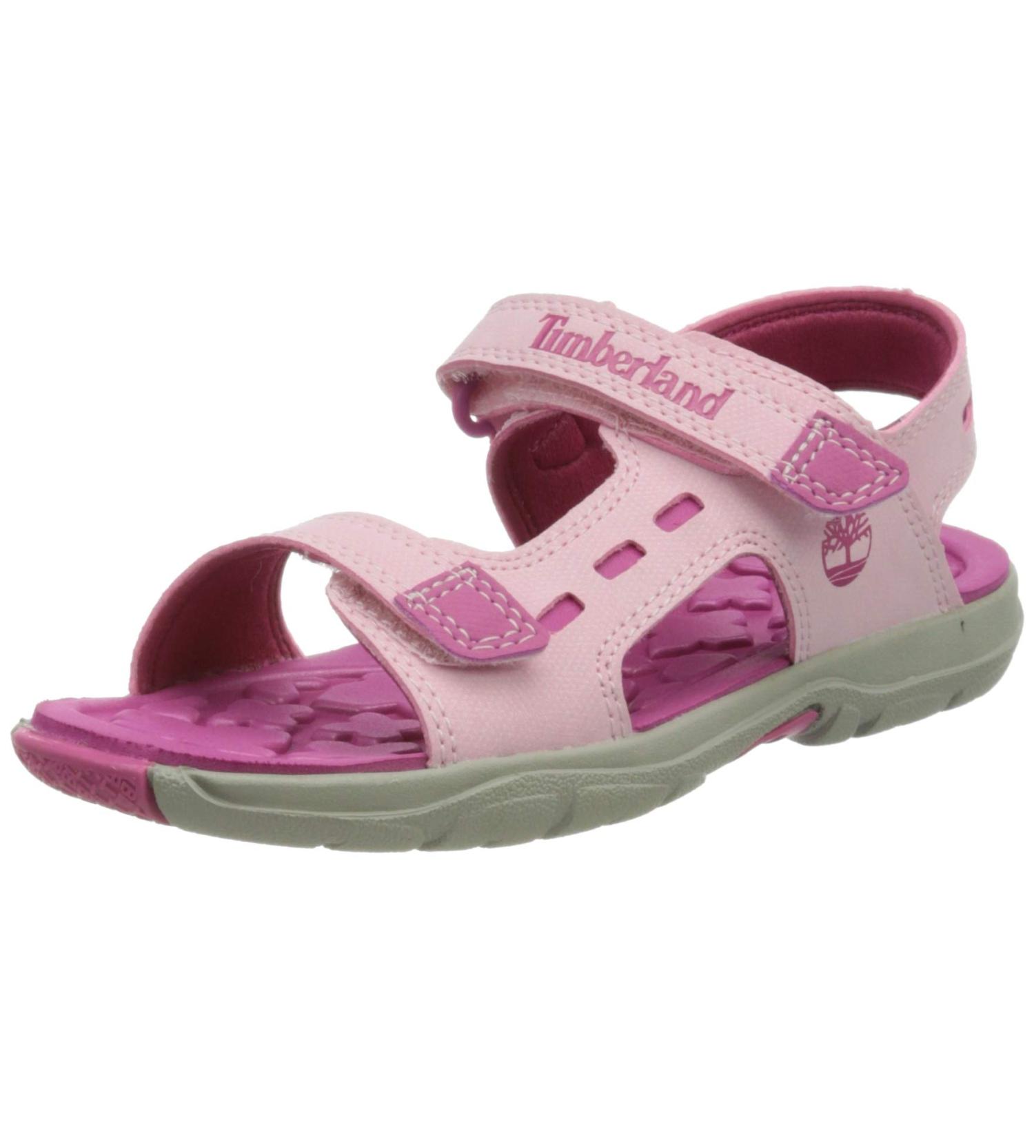 Timberland Unisex Kid's Moss Jump 2 Strap Sandal (Toddler) - Light Pink - Size 7 UK - Buy Online on GoSupps.com