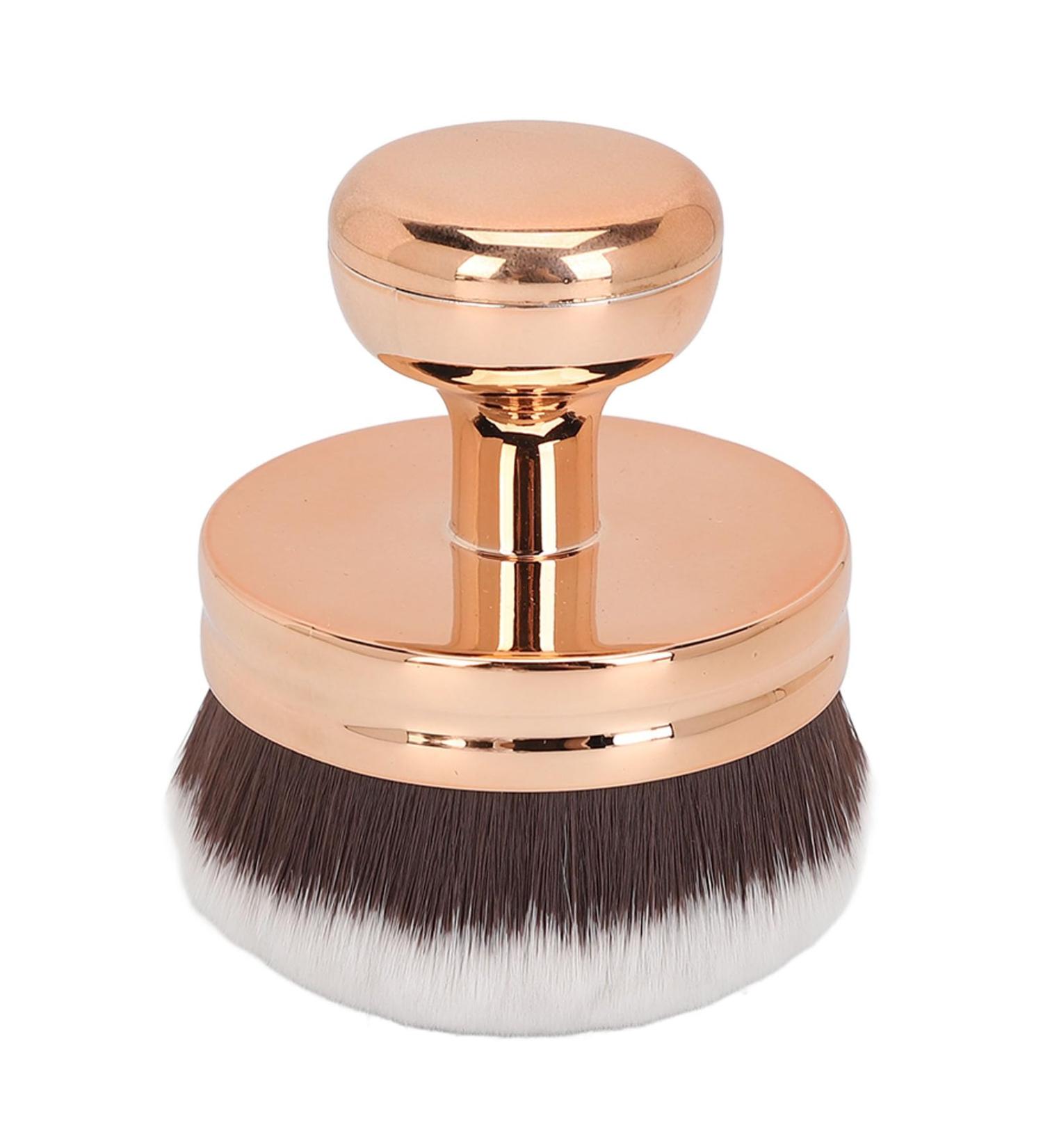 Makeup Brush Travel Powder Foundation Brush with Soft Gentle Fibers Ergonomic Handle Compact Large Head Powder Brush Suitable for Blush Setting Powder Loose Powder - Buy Online on GoSupps.com