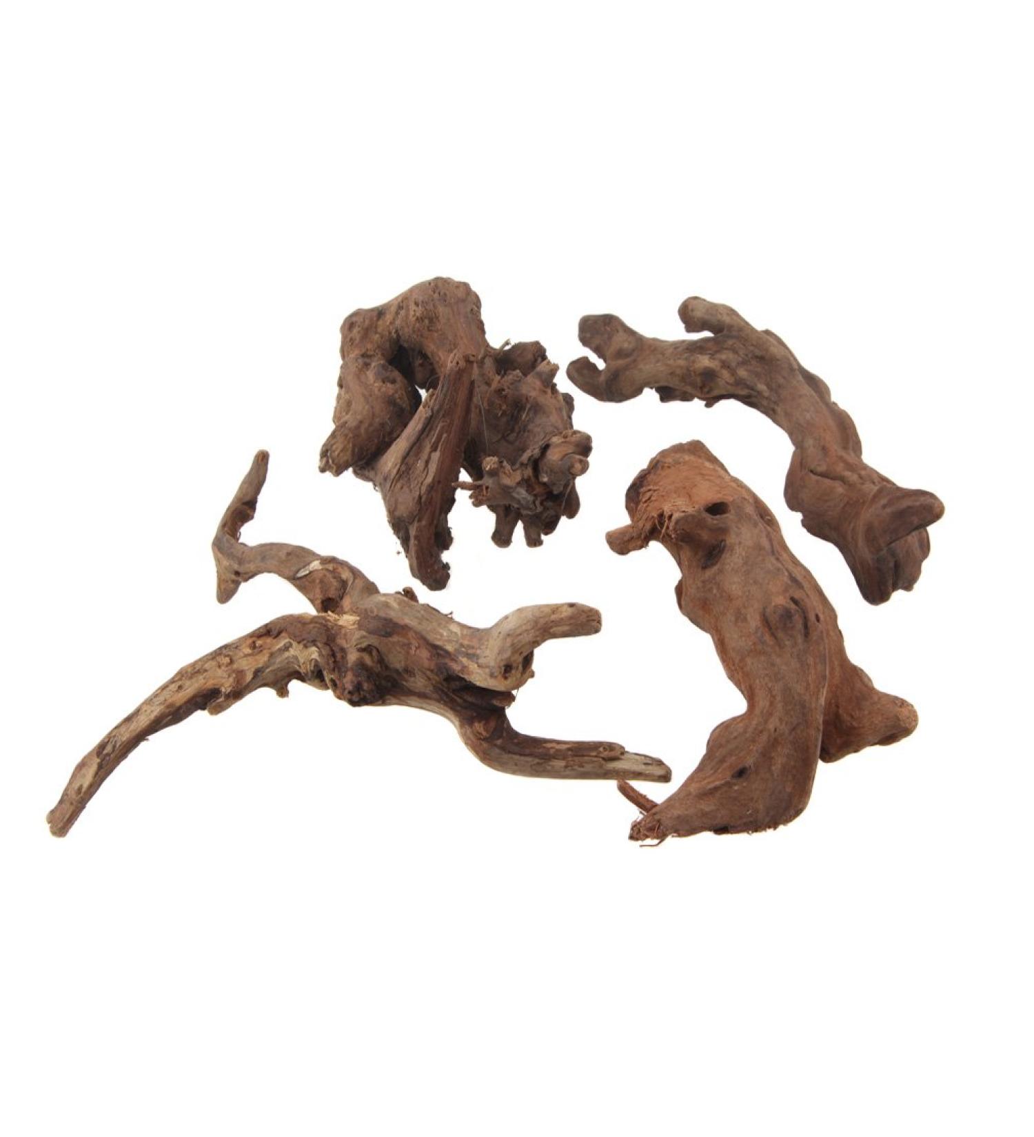 emours Natural Driftwood Branches Reptiles Aquarium Decoration Assorted Size Small 4 Pieces - Buy Online on GoSupps.com