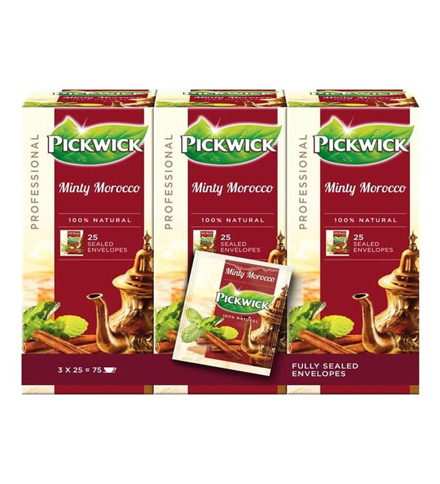 The Pickwick | Professionnel Minty Marocco | The Pickwik | Pickwick Tea | 75 Pack | 150 Gramme Total
