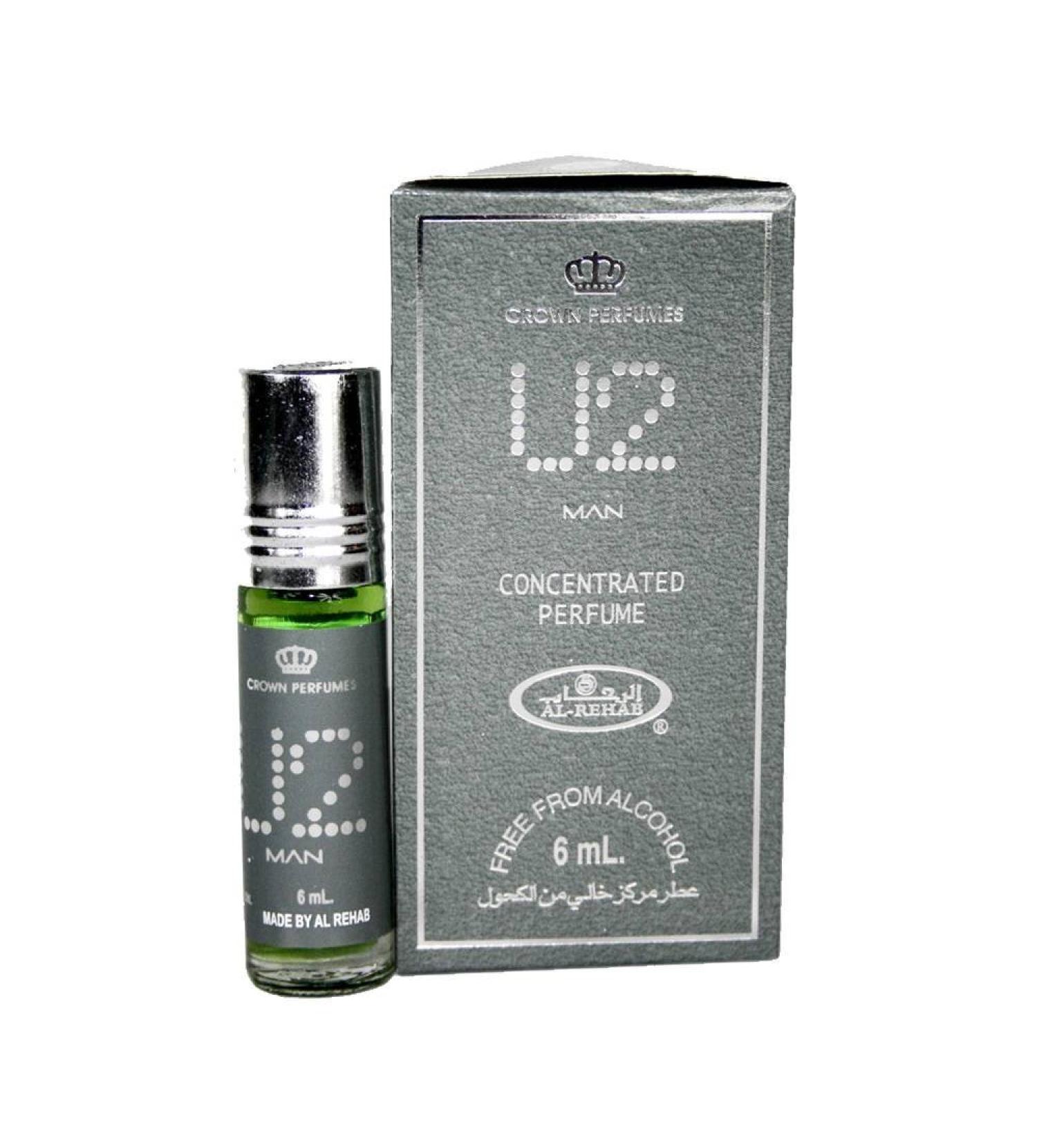 AL-REHAB PERFUMES U2 Man 6Ml Concentrated Perfume Roll On