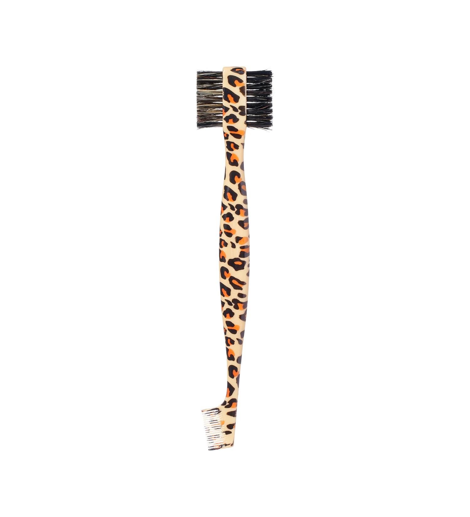 RED by Kiss Dual Edge Brush 3 in 1 Comb with Soft and Hard Board Bristles - Leopard Design - Buy Online on GoSupps.com