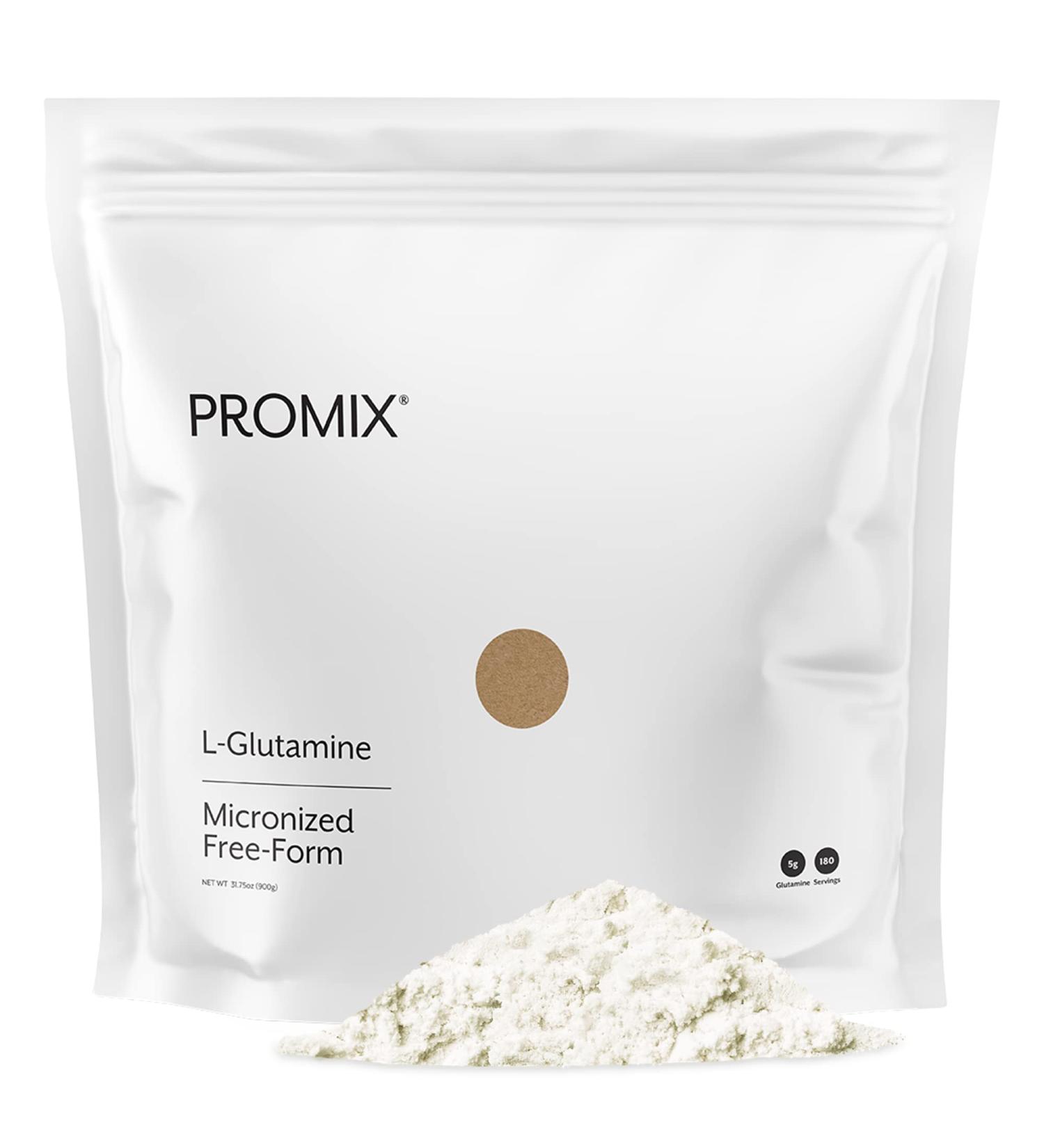 ProMix Nutrition L-Glutamine - Pure Micronized Free Form - Unflavored, 180 Servings - Buy Online on GoSupps.com