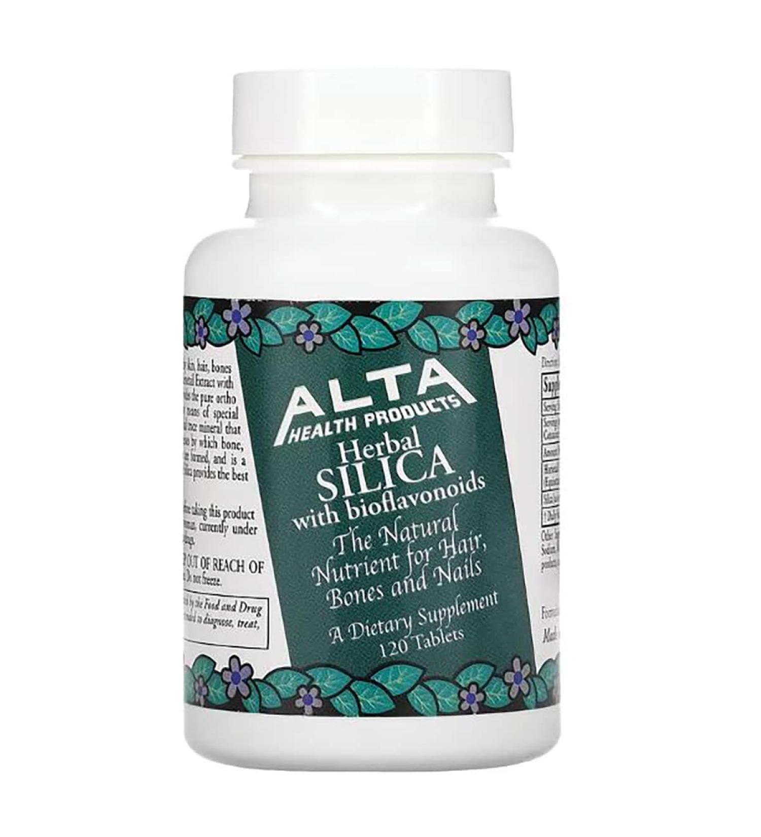 Alta Health Silica with Bioflavonoids 500mg - 120 Tablets - Buy Online on GoSupps.com