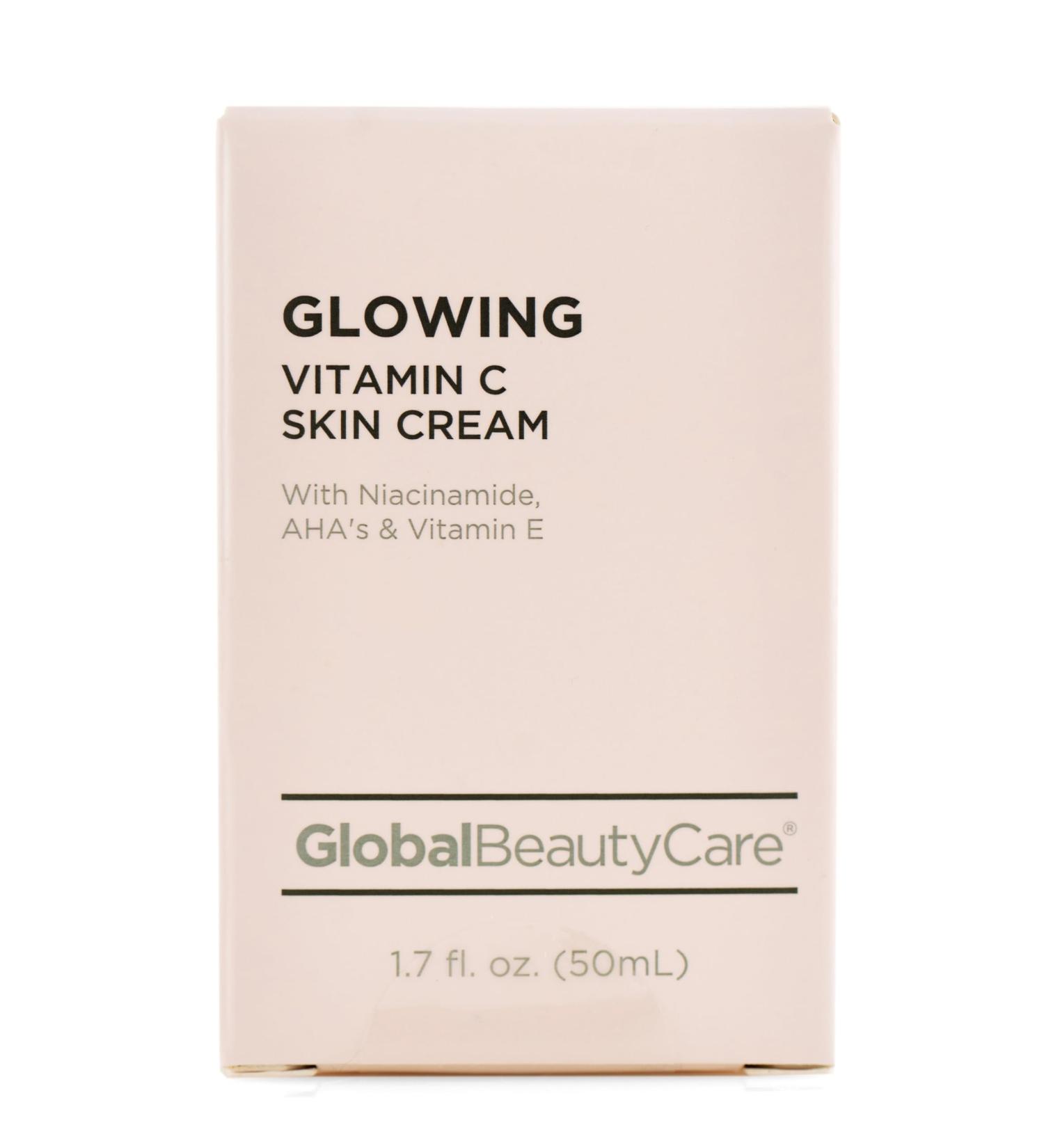 Global Beauty Care Vitamin C - Skin Cream with Niacinamide AHA & Vitamin E 1.7 fl oz 50ml Glowing 1.7 Fl Oz (Pack of 1) - Buy Online on GoSupps.com