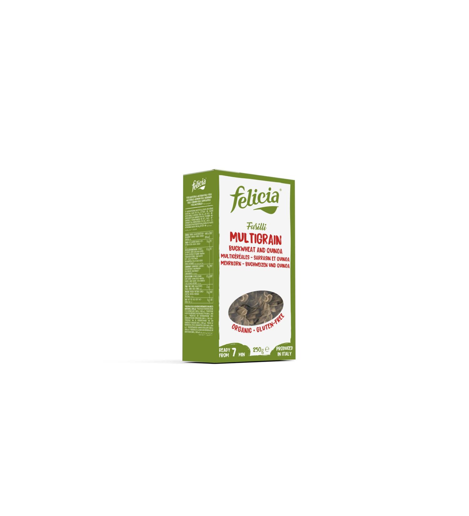 felicia Felicia Organic Multi-Grain Pasta Fusilli 250g