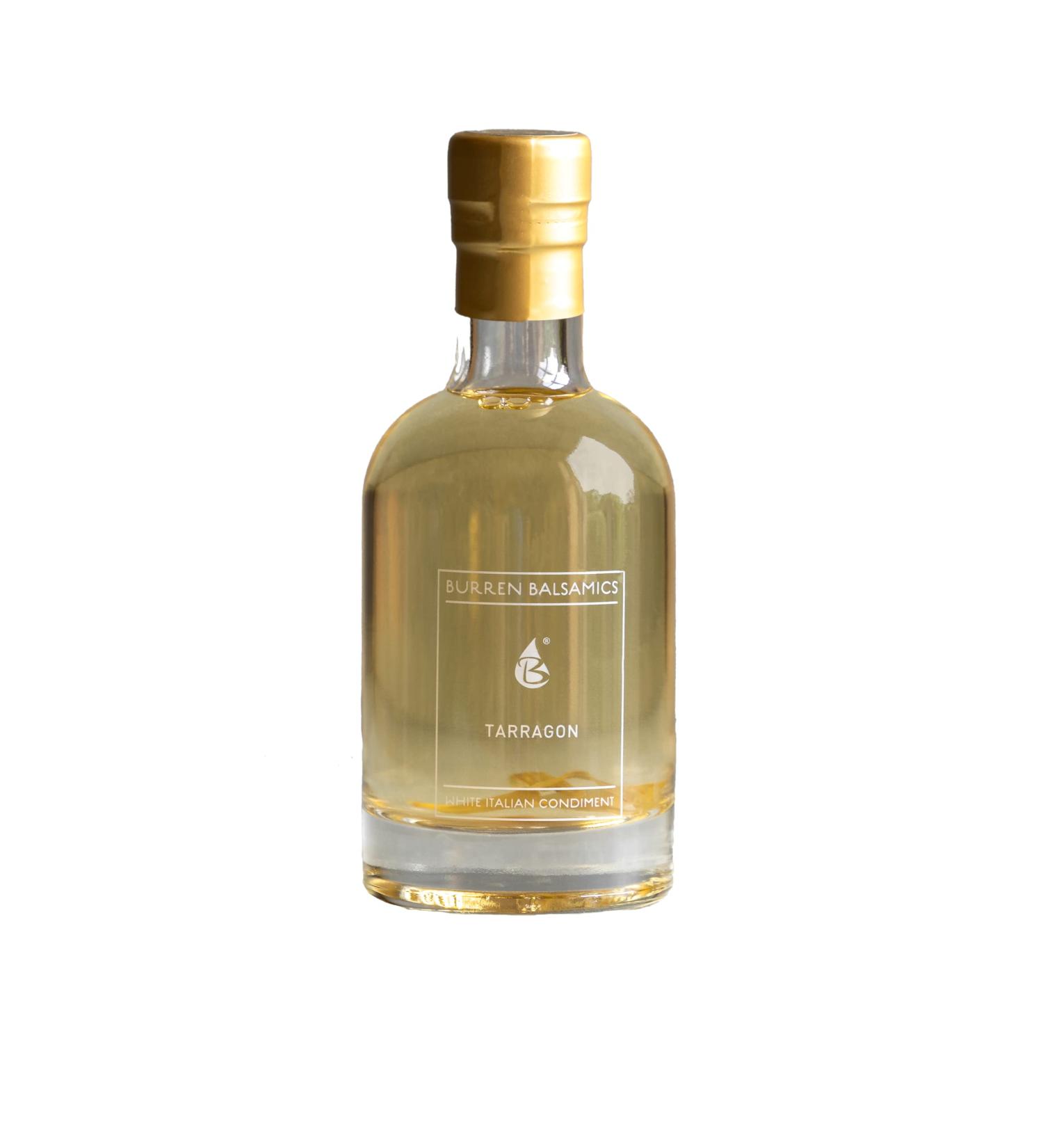 Burren Balsamics Tarragon Infused White Balsamic Vinegar 200ml - Modena | Pure Tarragon Flavor - Buy Online on GoSupps.com