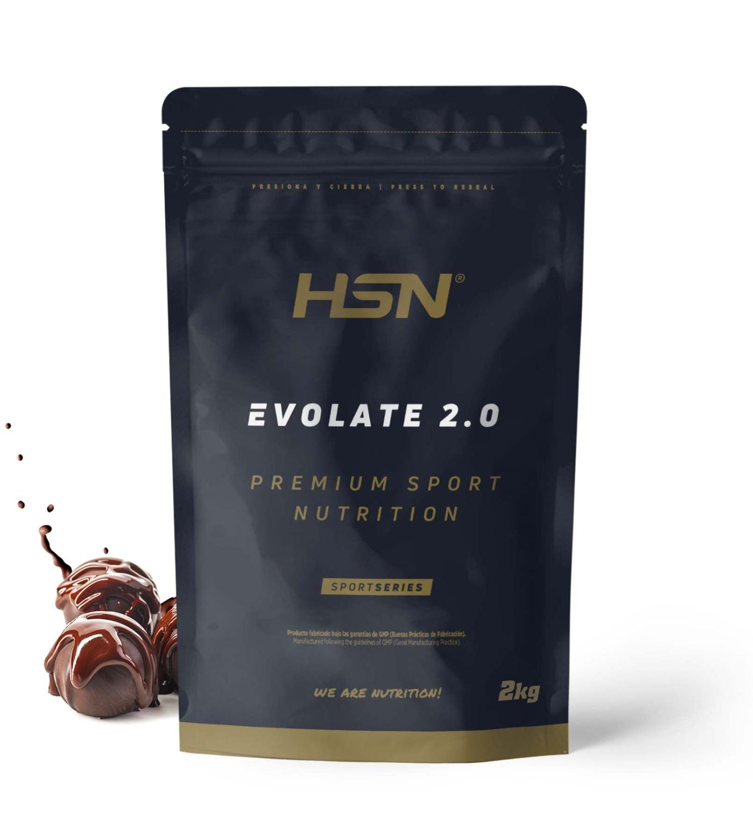  HSN HSN Evolate 2.0 Whey Protein Isolate Dual Chocolate Flavor 2 kg 67 servings per pack | Whey Protein Isolate CFM + Digestive Enzymes | Non-GMO Vegan Gluten-Free & Soy-Free - Buy Online on GoSupps.com