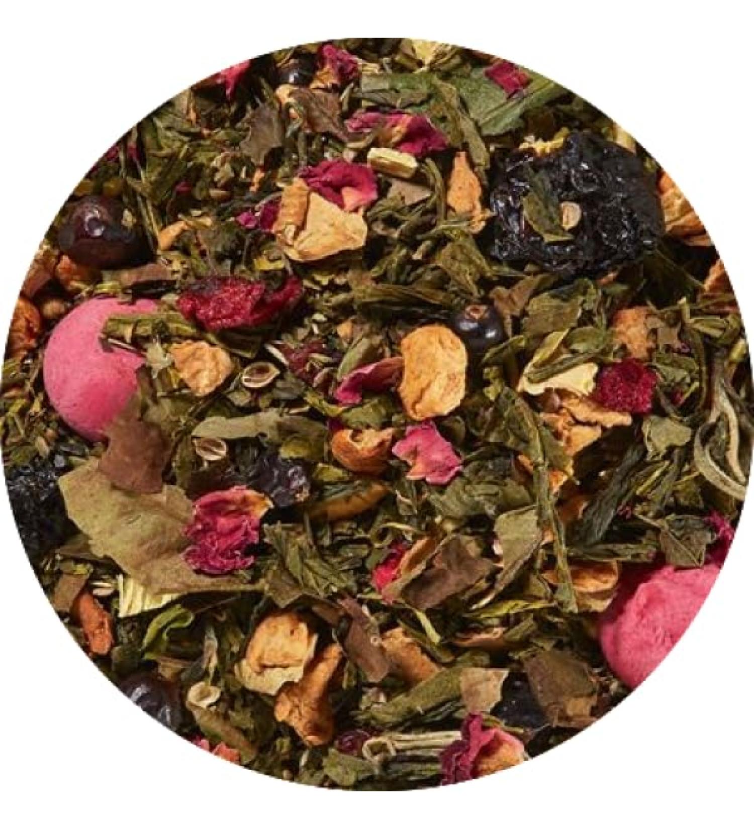  Lerbs & Hagedorn Iced cherry green tea blend (gin-thyme type) cherry juniper 1 kg - Buy Online on GoSupps.com