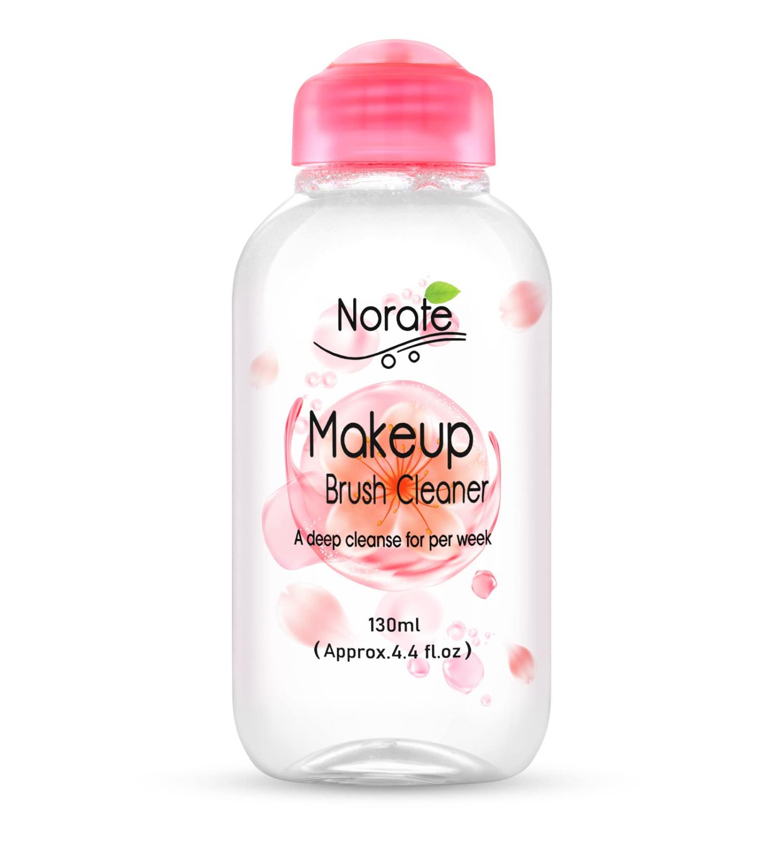 Norate Makeup Brush Cleaner Solution - Gentle Formula for Makeup Brushes, Sponges, and Powder Puffs - 4.4 FL.OZ - Buy Online on GoSupps.com