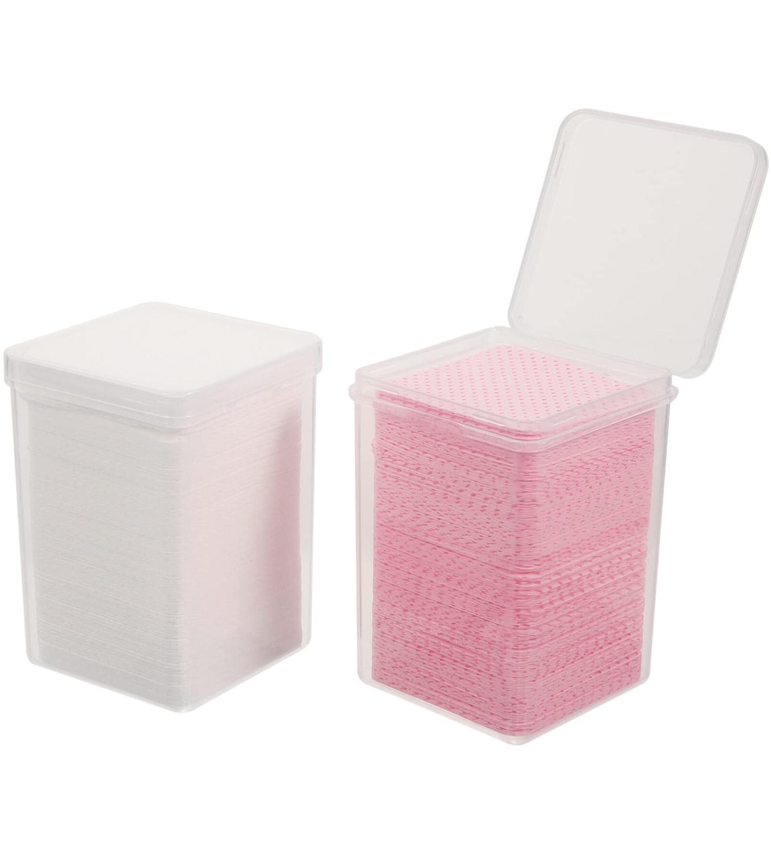 FOMIYES 2 Boxes Eyelash Wipes Non-woven Fabric Adhesive Eyelash Glue Remover Pad Gel Polish Remover Pads Nail Wipes Pads Eyelash Tools Lint Wipes for Nails Extend Plastic No Shedding - Buy Online on GoSupps.com