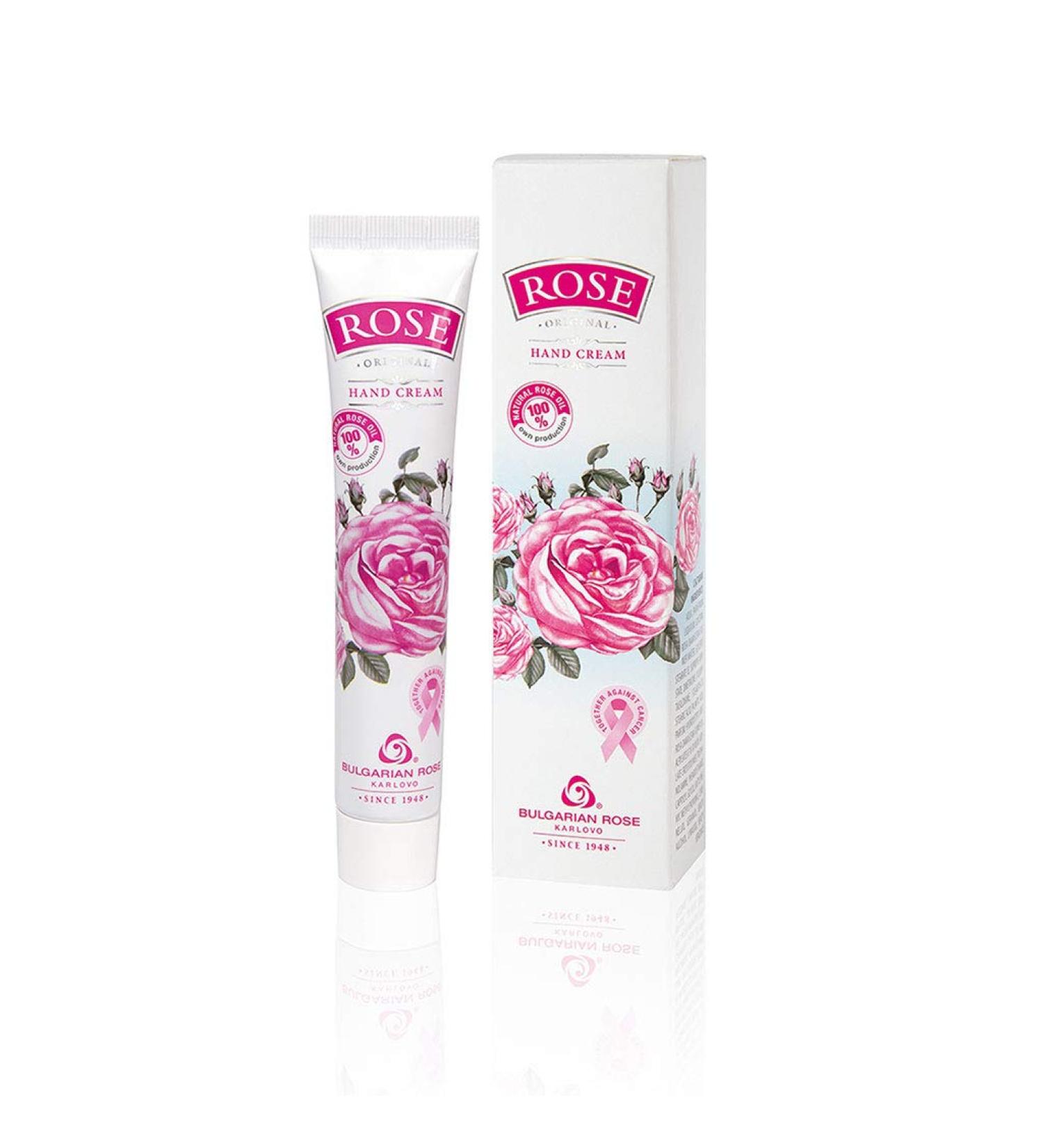 Hand cream rose