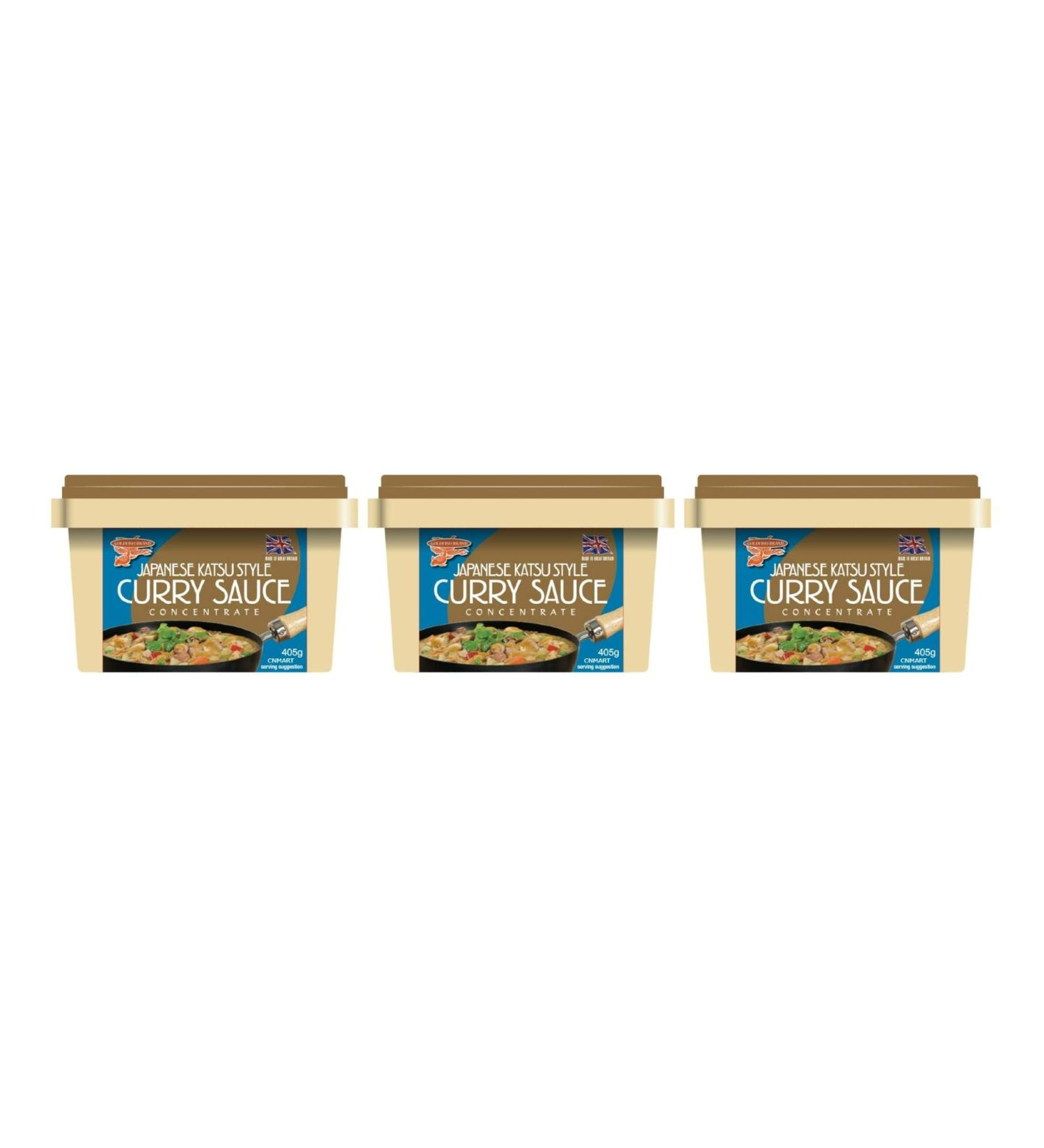 Goldfish Japanese Katsu Style Curry Sauce Concentrate 405g (Pack of 3) by CNMART - Buy Online on GoSupps.com