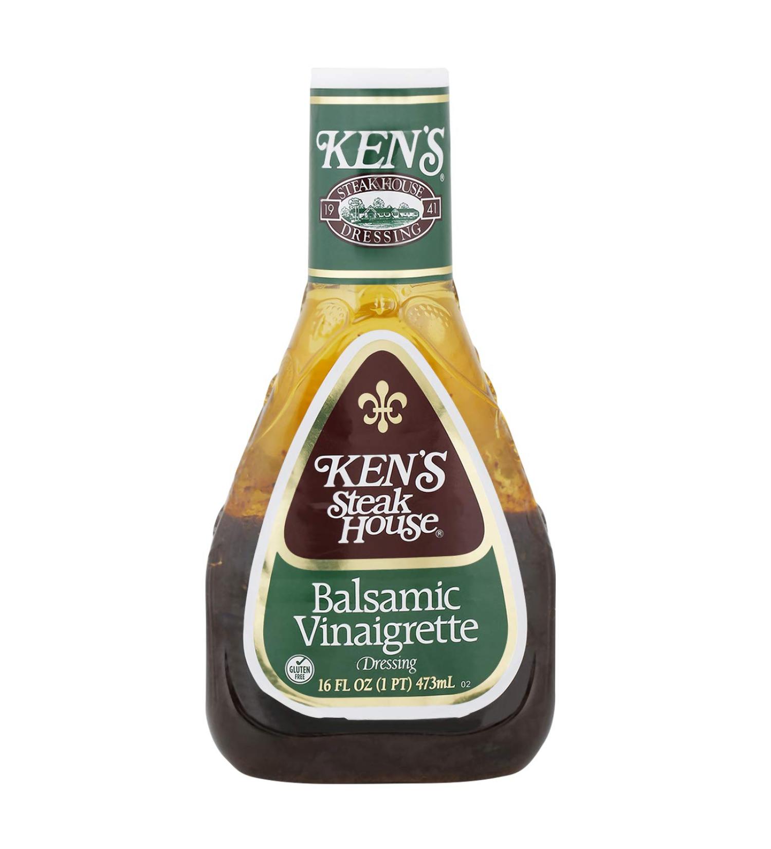 Ken's Steak House Balsamic Vinaigrette 16 oz - Premium Salad Dressing - Buy Online on GoSupps.com
