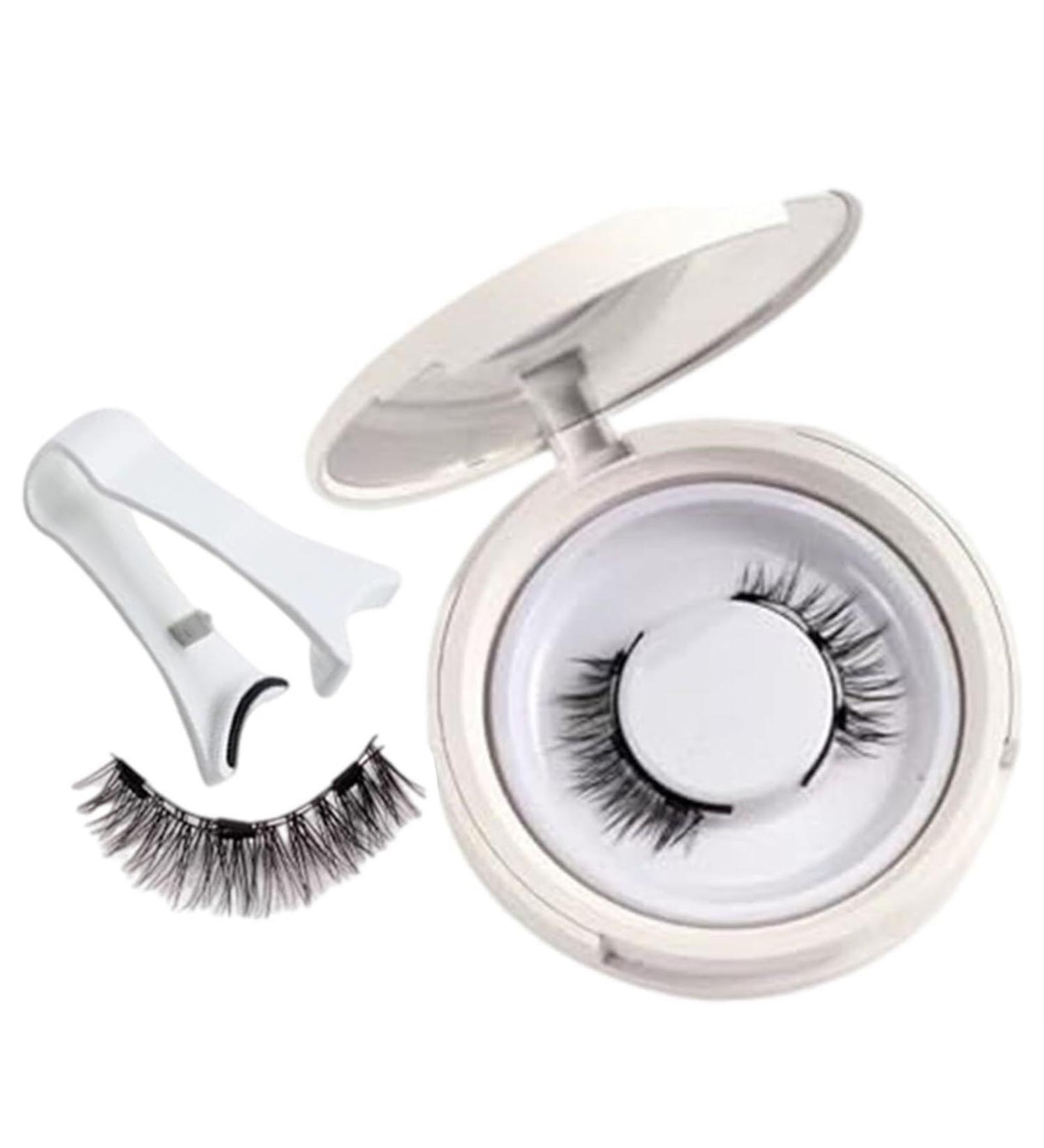 Krafty Magnetic Eyelashes | Reusable Natural Look Lashes with Applicator | Easy to Wear & Remove | Fuller 3pcs Set - Buy Online on GoSupps.com