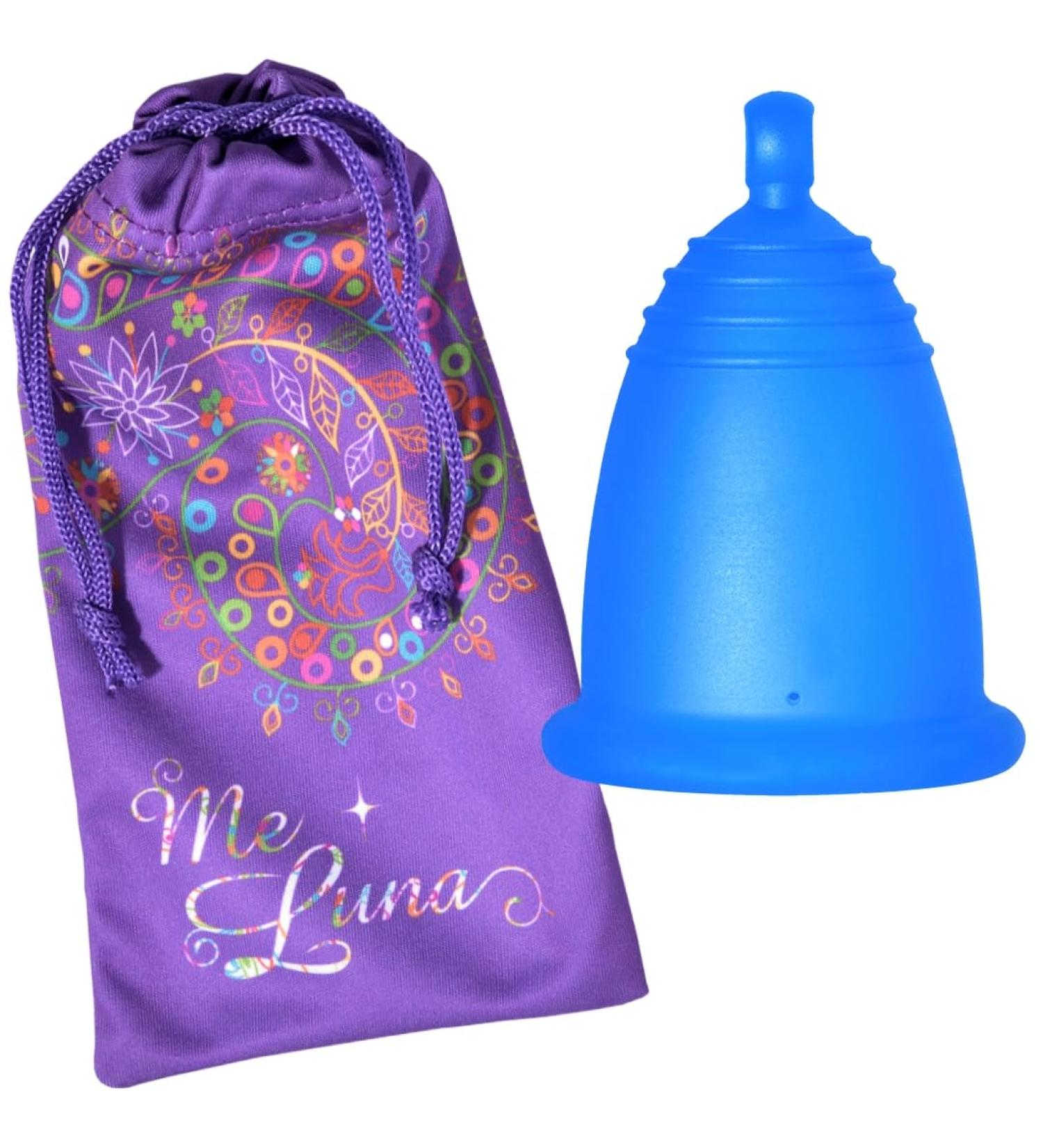 Me Luna Menstrual Cup Classic Ball Blue Size M