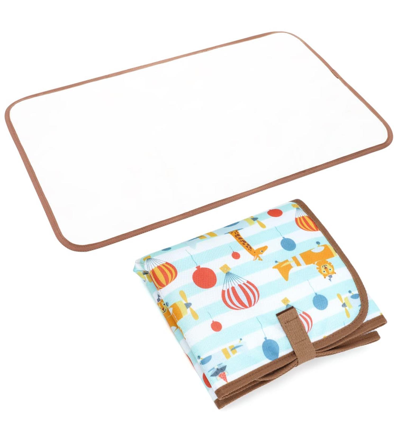 Lekebaby Portable Foldable Baby Changing Mat - Travel Friendly Hot Air Balloon Design - Buy Online on GoSupps.com