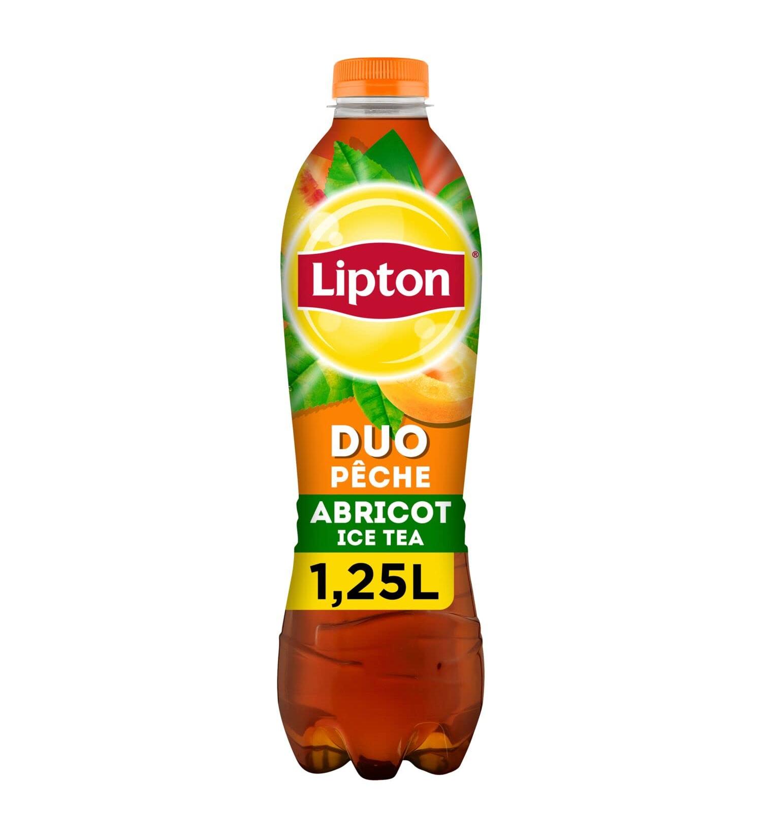 Lipton Ice Tea Duo Peach Apricot 1.25L - Buy Online on GoSupps.com