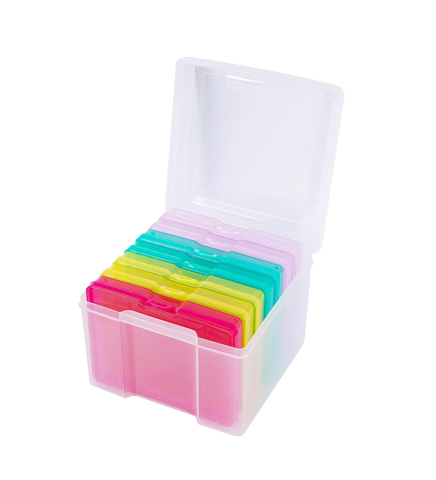 IDekooror Photo Case 5 x 7 - Colorful Photo Box Storage & Craft Keeper - Buy Online on GoSupps.com