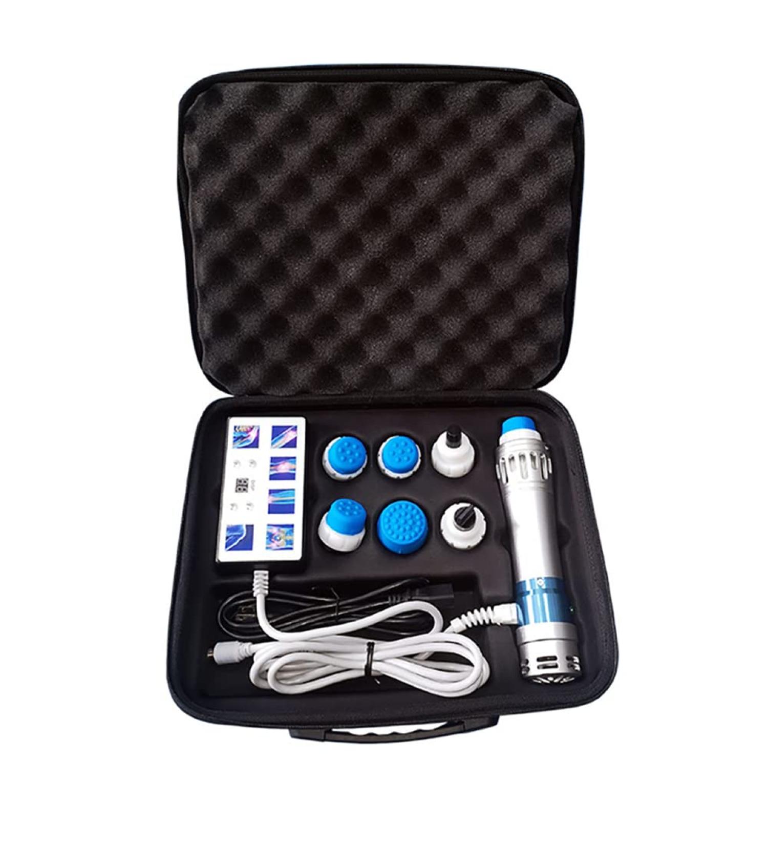 HSRG Pain Relief Massager - Deep Tissue Percussion 5 Function Heads for Muscle Relaxation & Improved Skin Elasticity | EVA Suitcase Included - Buy Online on GoSupps.com