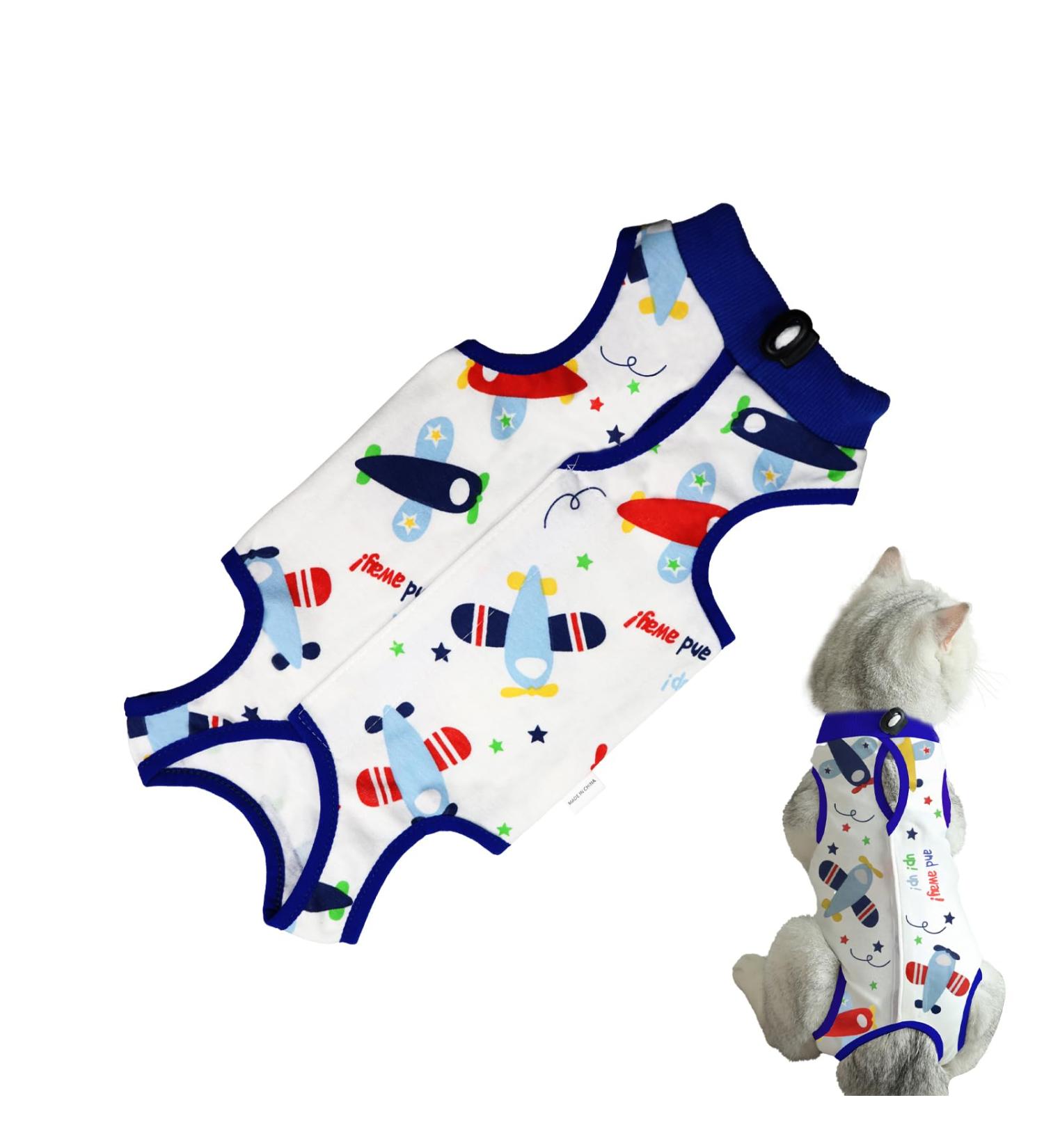 Clrybo Katzenbody | After Op Anti-Trim Cat Recovery Suit | Professional Surgical Suit for Cats & Dogs | Ideal for Abdominal Wounds & Skin Diseases - Buy Online on GoSupps.com