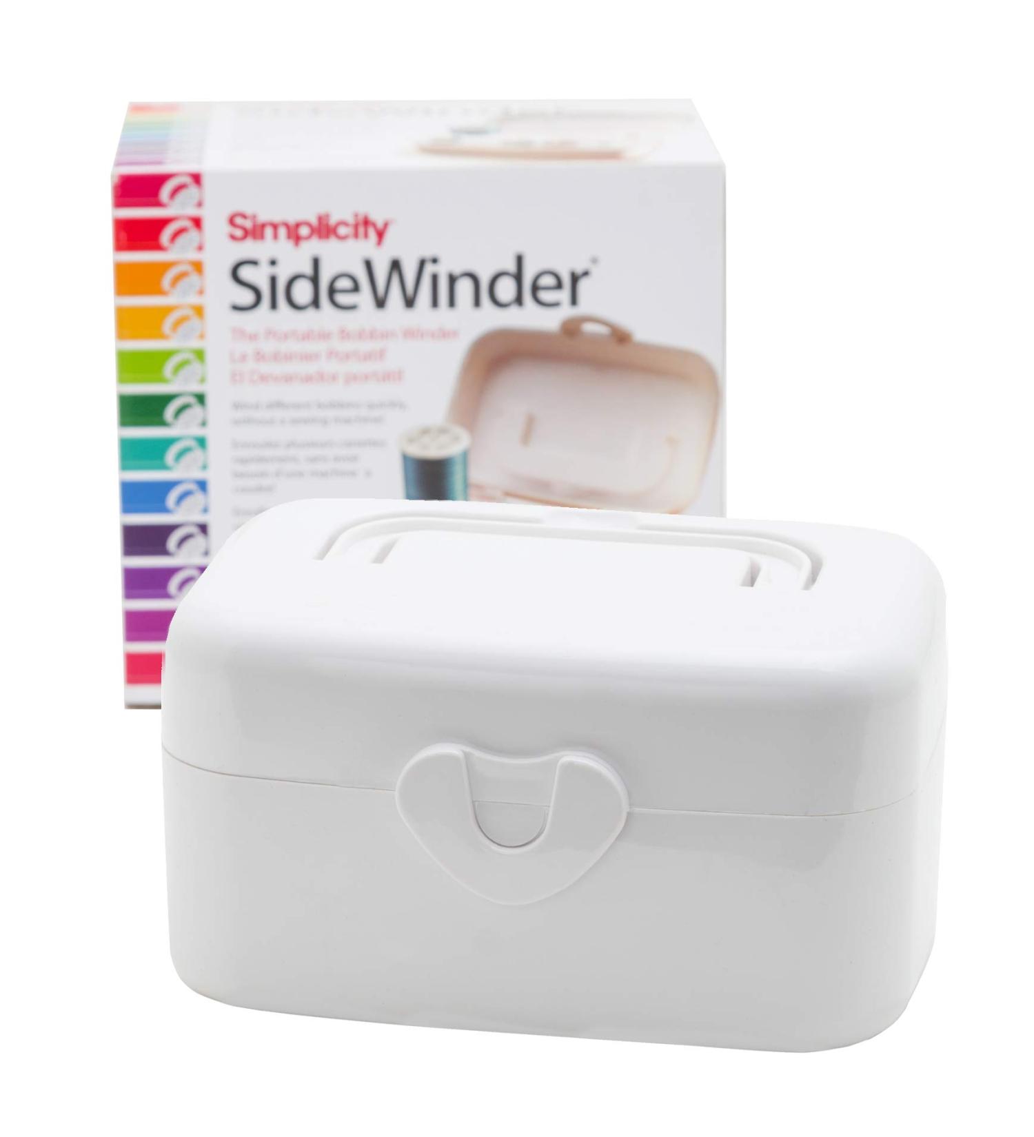 Simplicity 388175A Sidewinder Portable Bobbin Winder - 120V White - Buy Online on GoSupps.com