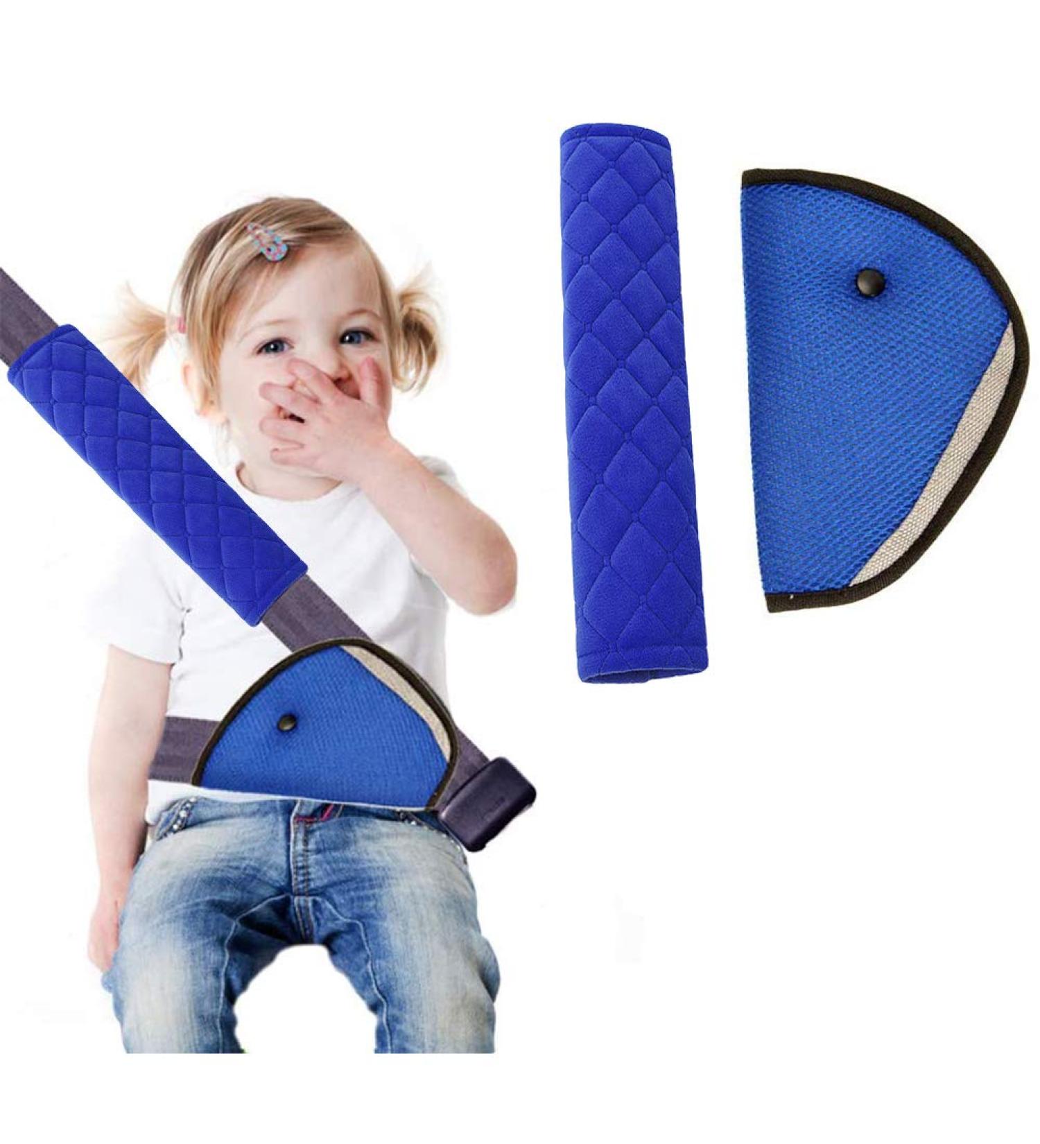 Kids Seatbelt Strap Cover Adjuster - 2pcs Car Seat Belt Pads for Children's Comfort - Buy Online on GoSupps.com