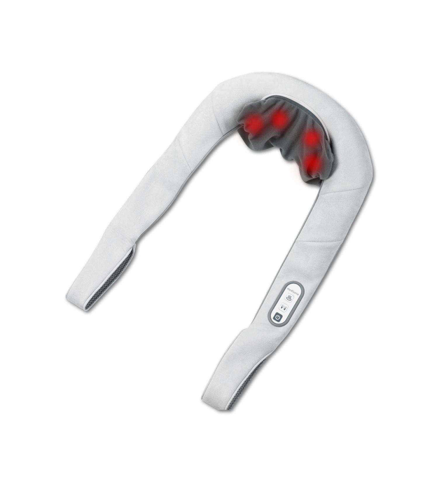 Medisana NM 860 Shiatsu Neck Massage Device - Heated Washable 4 Massage Heads 2 Speed & Rotary Levels for Ultimate Shoulder & Neck Relief - Buy Online on GoSupps.com